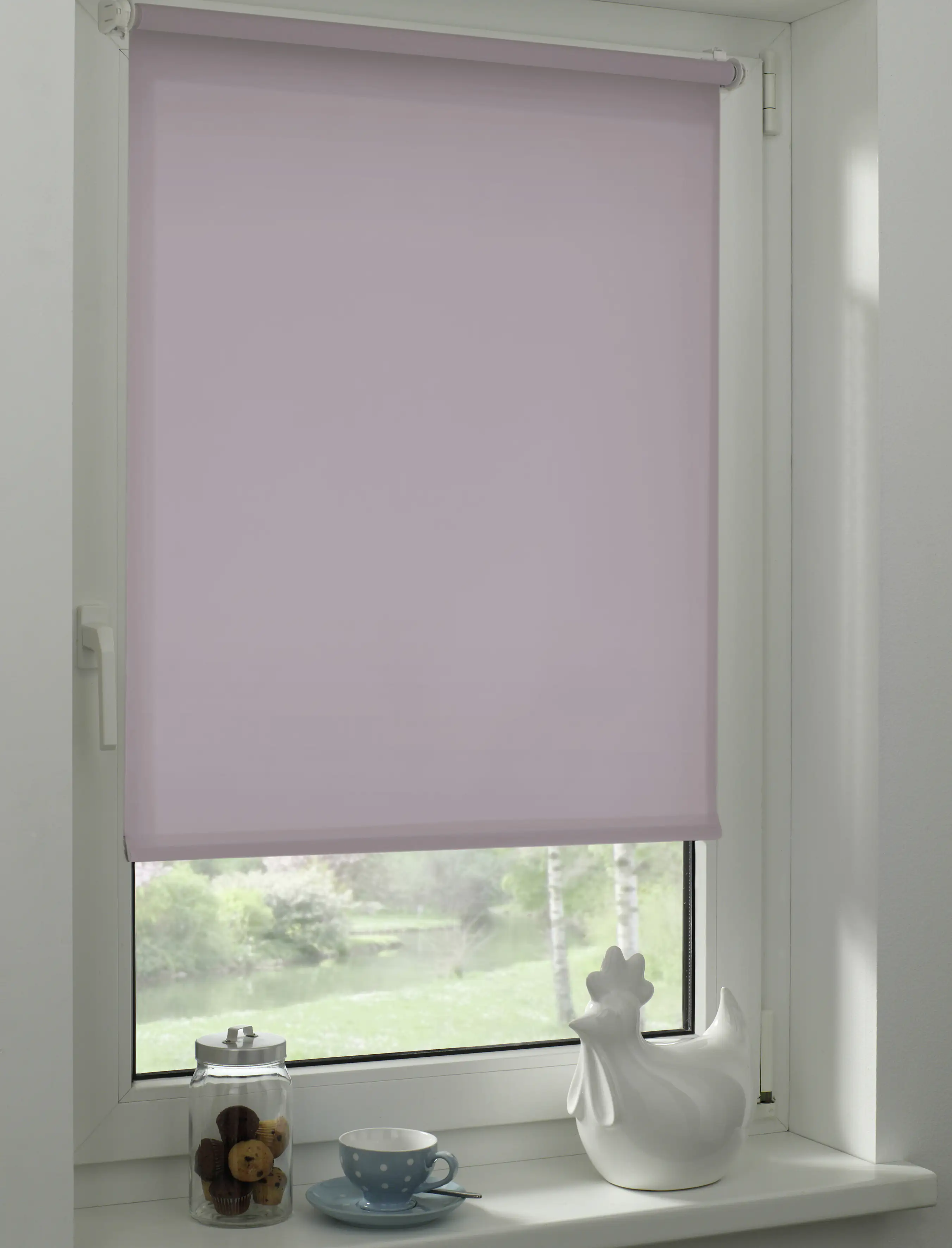 Gardinia EasyFix Rollo perlrosa 100 x 150 cm