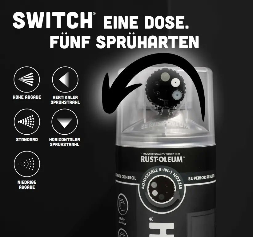 Rust-Oleum Sprühlack Switch 400 ml waldfarn hochglanz