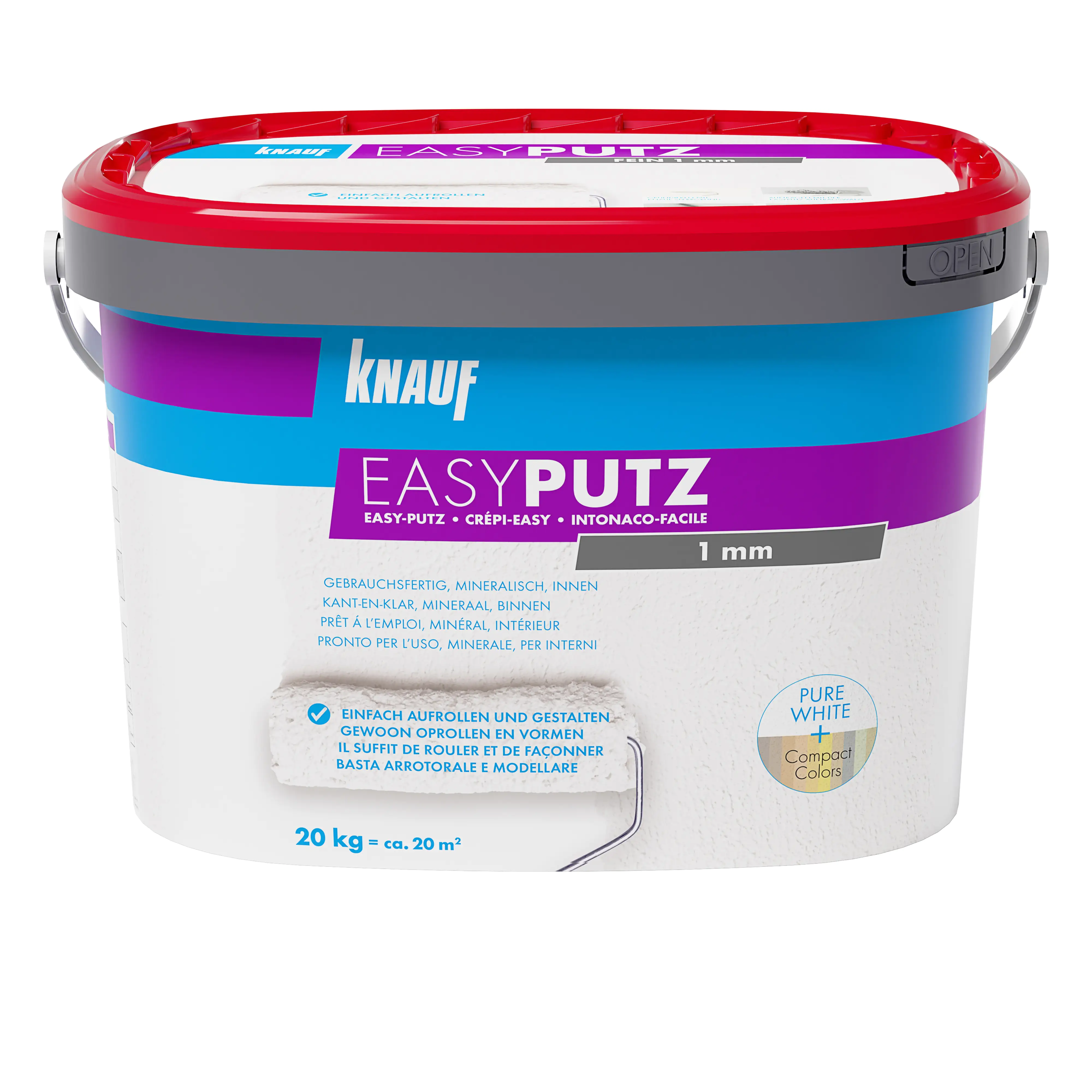 Knauf EasyPutz Streichputz 20 kg 1 mm weiß