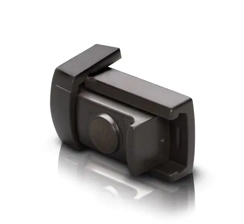 Burg Wächter Tür-Fensterriegel 80 x 45 mm braun ohne Schlüssel