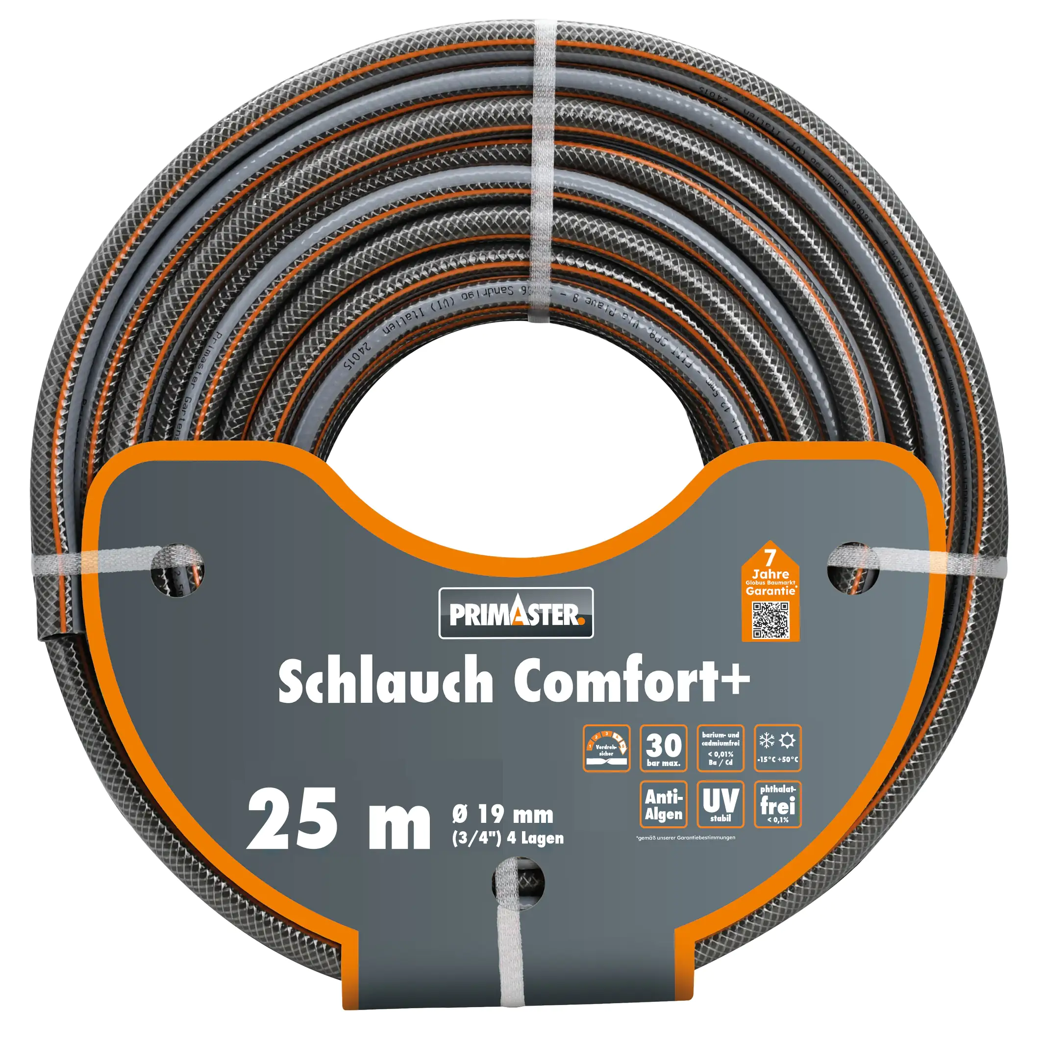Primaster Gartenschlauch Comfort+ 25 m Ø 19 mm (3/4")