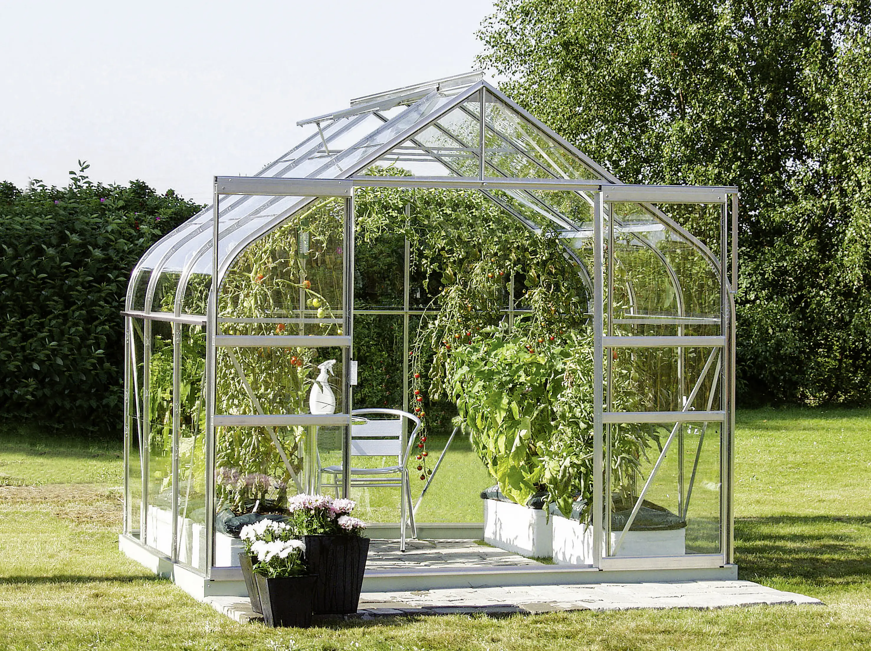 4005717204969_1769486 Vitavia Gewächshaus Dione 5000 264 x 195 cm 3 mm Sicherheitsglas