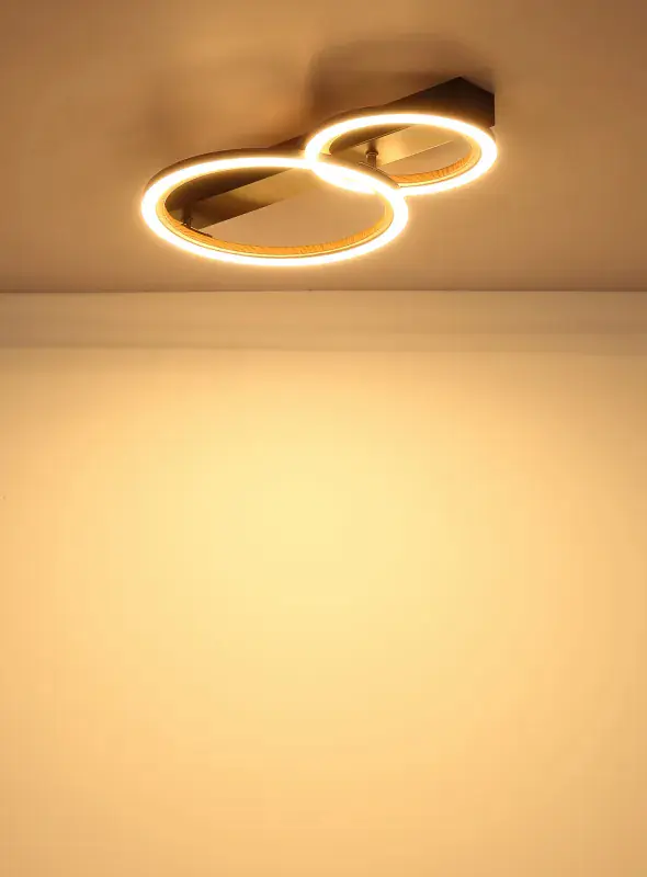 Globo Deckenleuchte Dakari I 4 x 30 cm L x B schwarz warmweiß