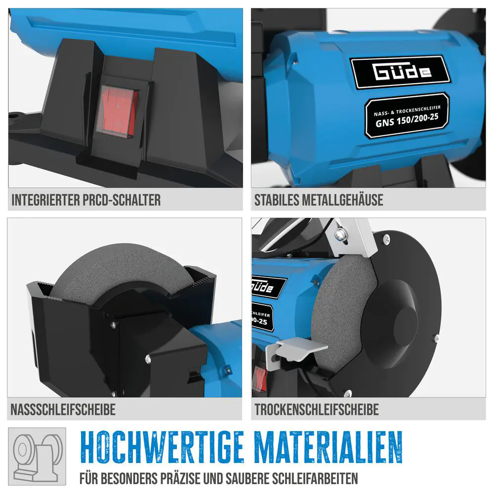 Güde Nass- und Trockenschleifer GNS 150/200-25 250 W