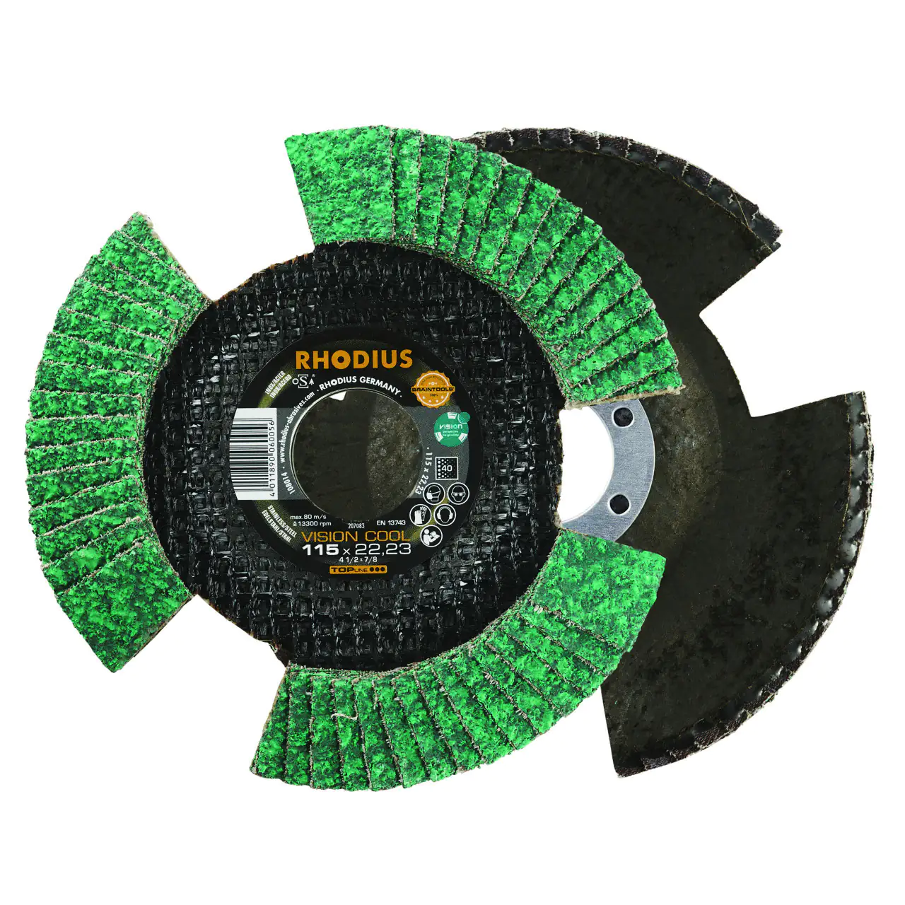 Rhodius Schleifscheibe Vision K40 Stahl Ø 115 mm Bohrung 22,23 mm Rhodius Schleifscheibe Vision K40 Stahl Ø 115 mm Bohrung 22,23 mm