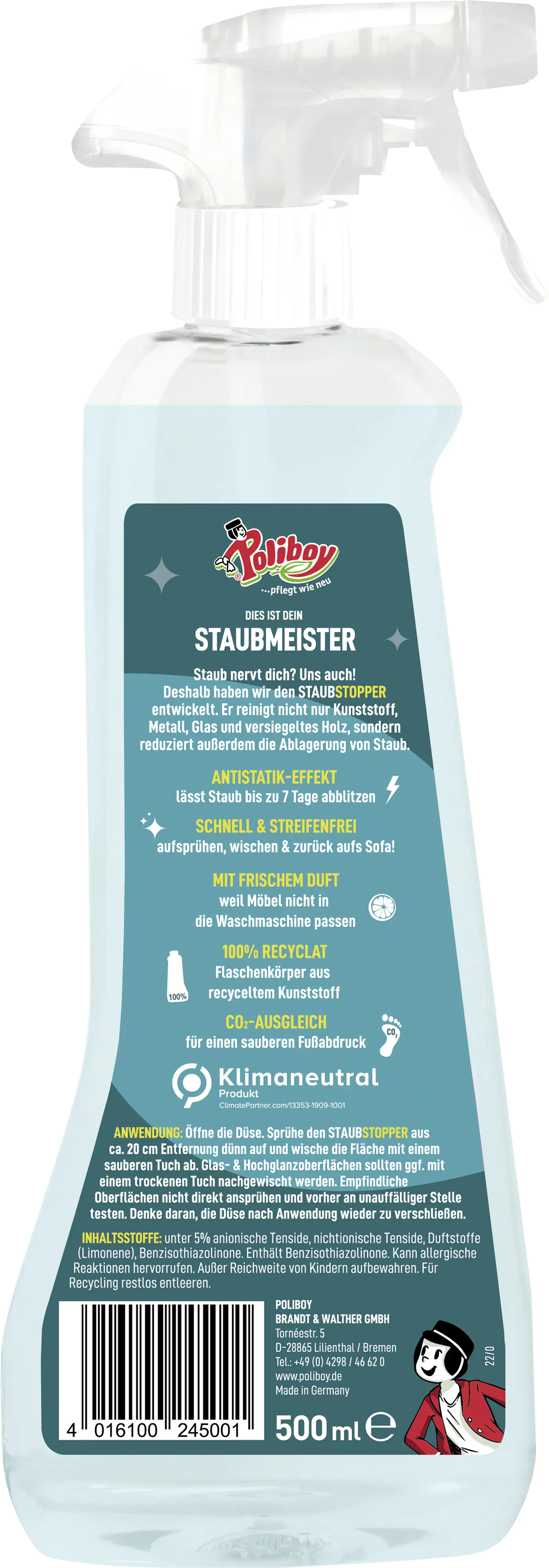 Poliboy Staubmeister 500 ml Poliboy Staubmeister 500 ml