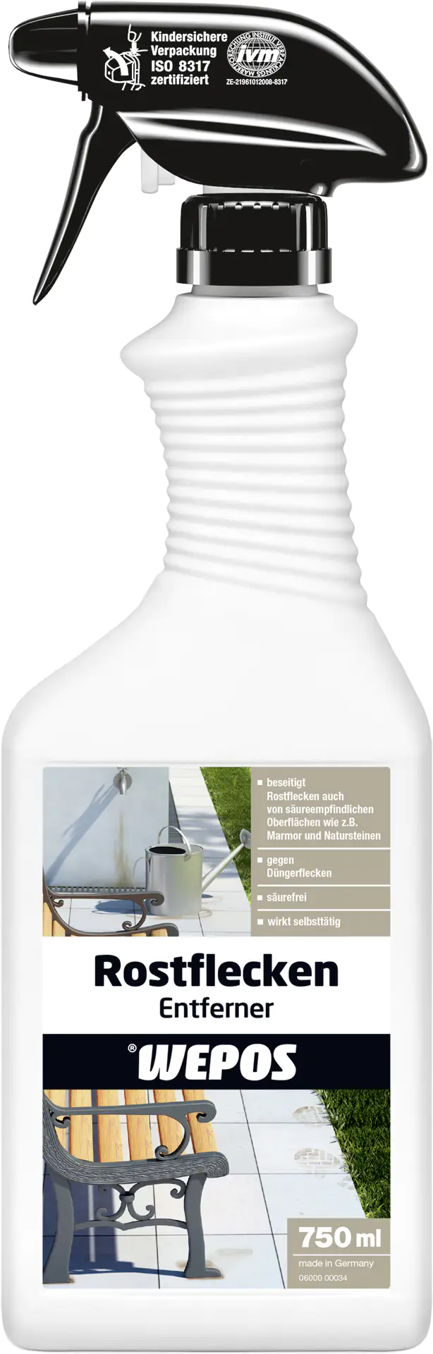 Wepos Rostfleckenentferner 750 ml Wepos Rostfleckenentferner 750 ml