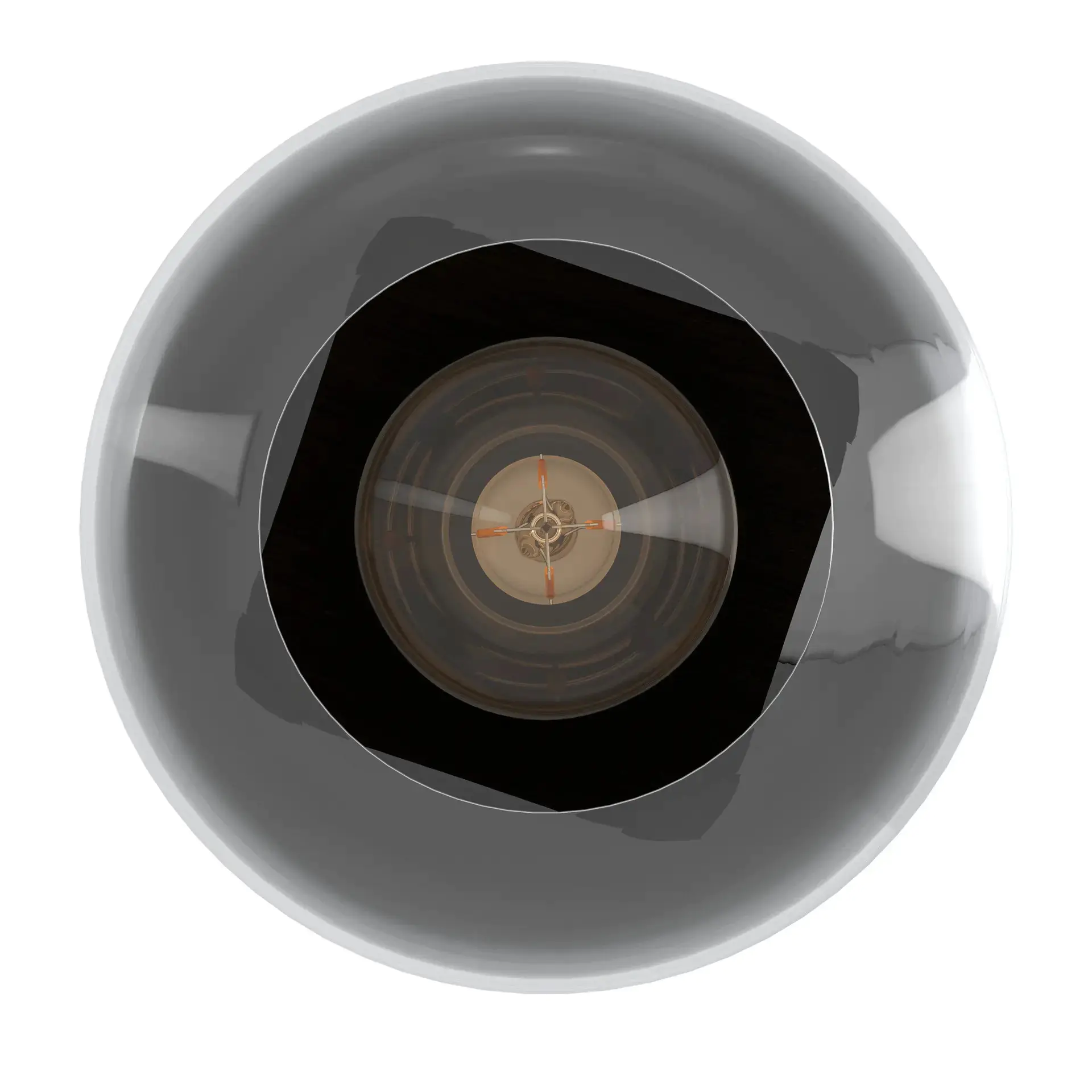 Eglo Deckenleuchte Filago schwarz-holz Ø 14,5 cm