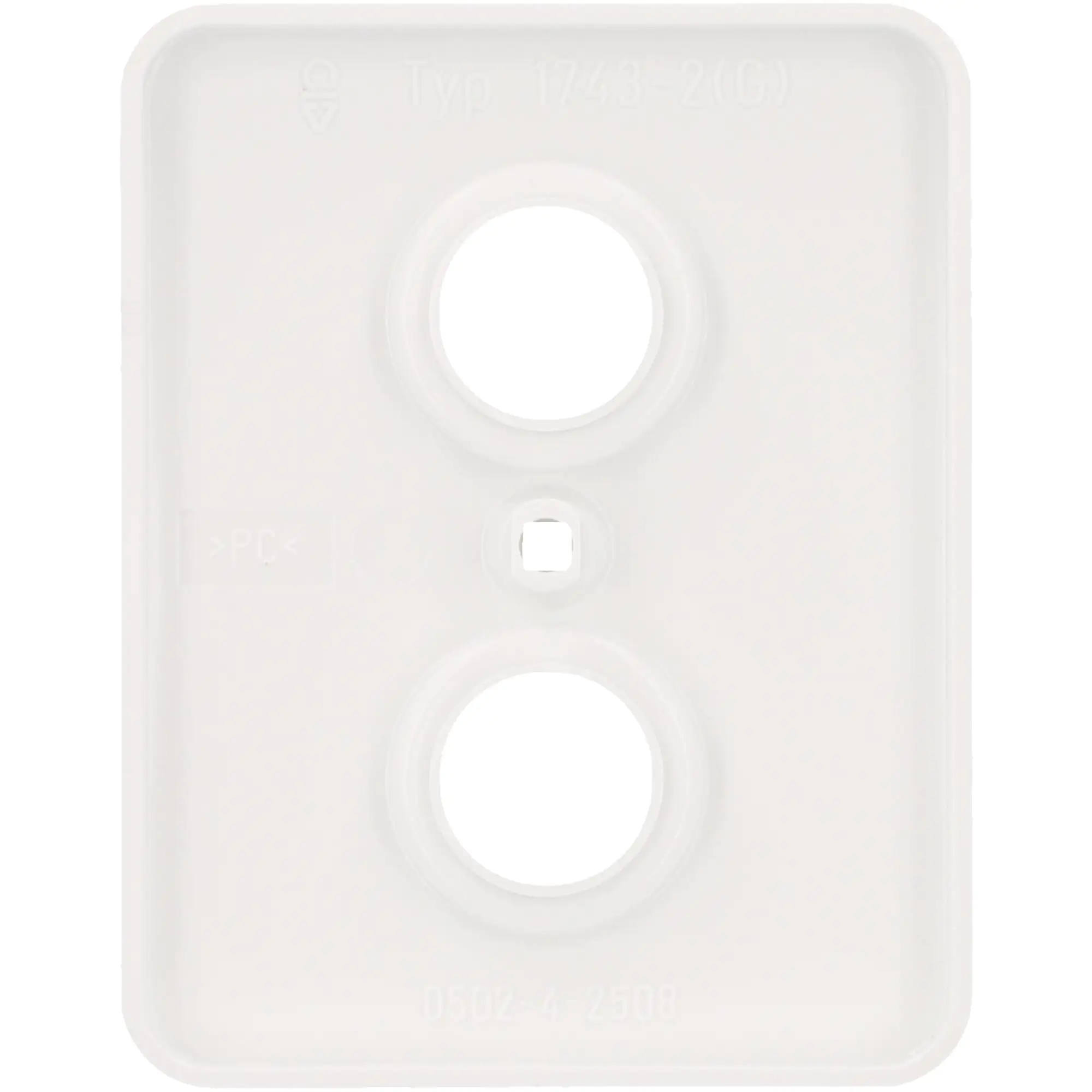 Busch-Jaeger Antennenabdeckung Alpha Nea, studioweiß, 1743-24G Busch-Jaeger Antennenabdeckung Alpha Nea, studioweiß, 1743-24G