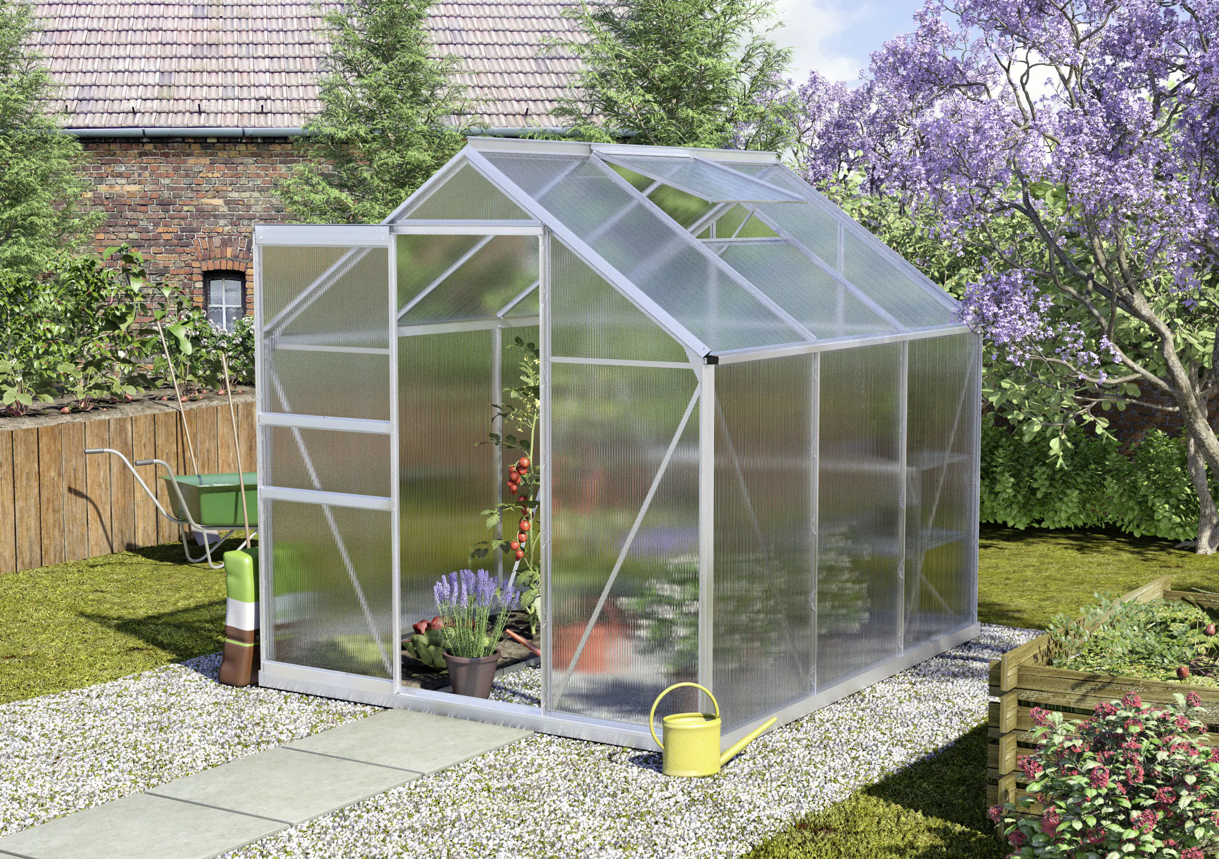 Vitavia Gewächshaus Calypso 4400 192 x 228 cm 4 mm HPK