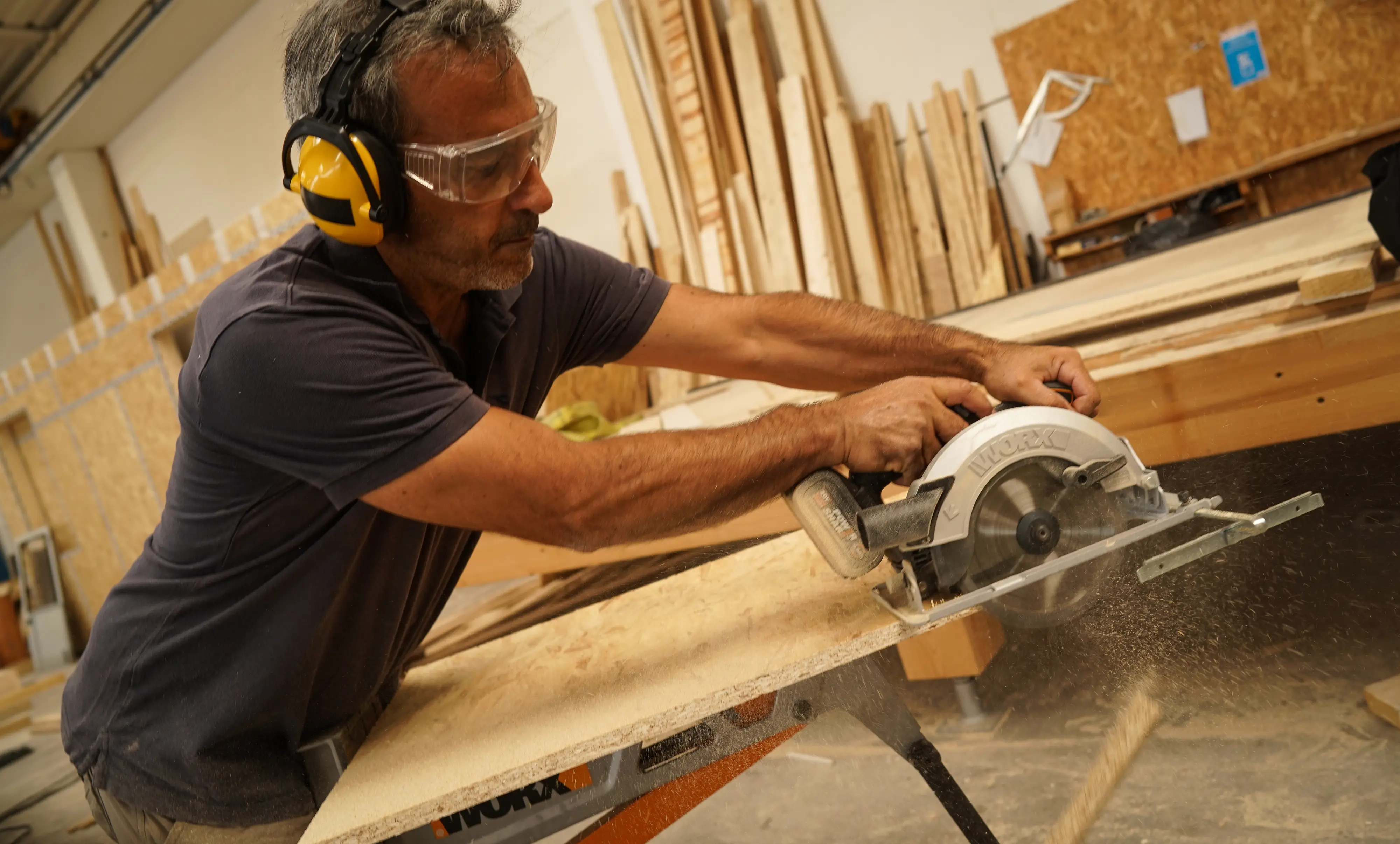 Worx Akku Handkreissäge WX520.9 20 V Solo Worx Akku Handkreissäge WX520.9 20 V Solo