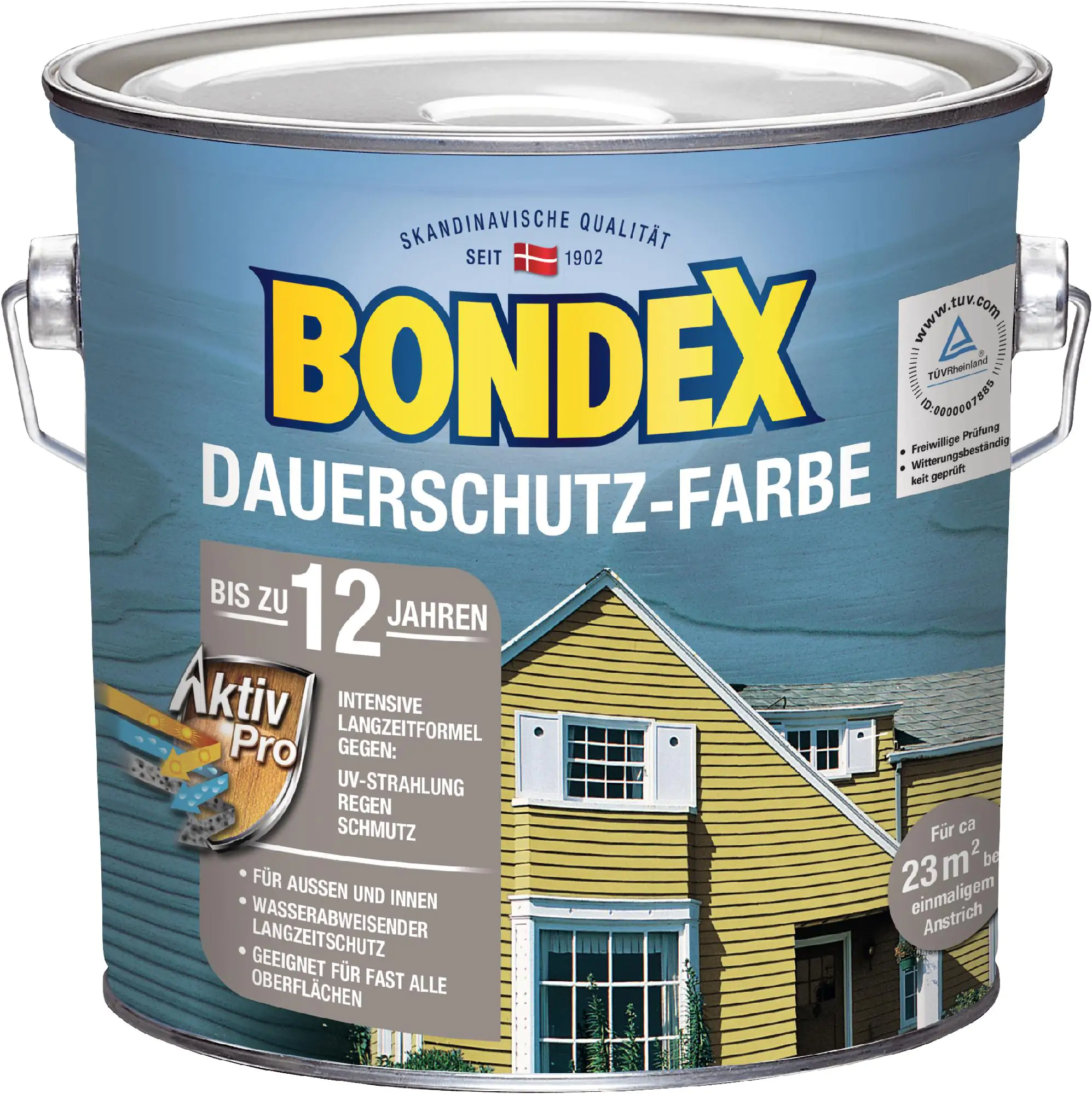 Bondex Dauerschutz-Holzfarbe 2,5 L schiefer Bondex Dauerschutz-Holzfarbe 2,5 L schiefer