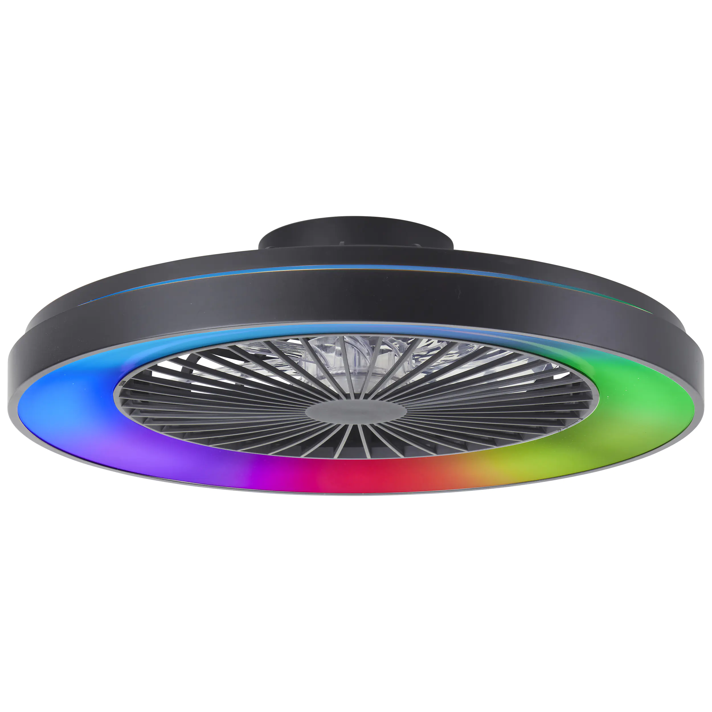 Brilliant LED Deckenleuchte mit Ventilator Mazzaro Ø 58 cm 55 W schwarz Brilliant LED Deckenleuchte mit Ventilator Mazzaro Ø 58 cm 55 W schwarz
