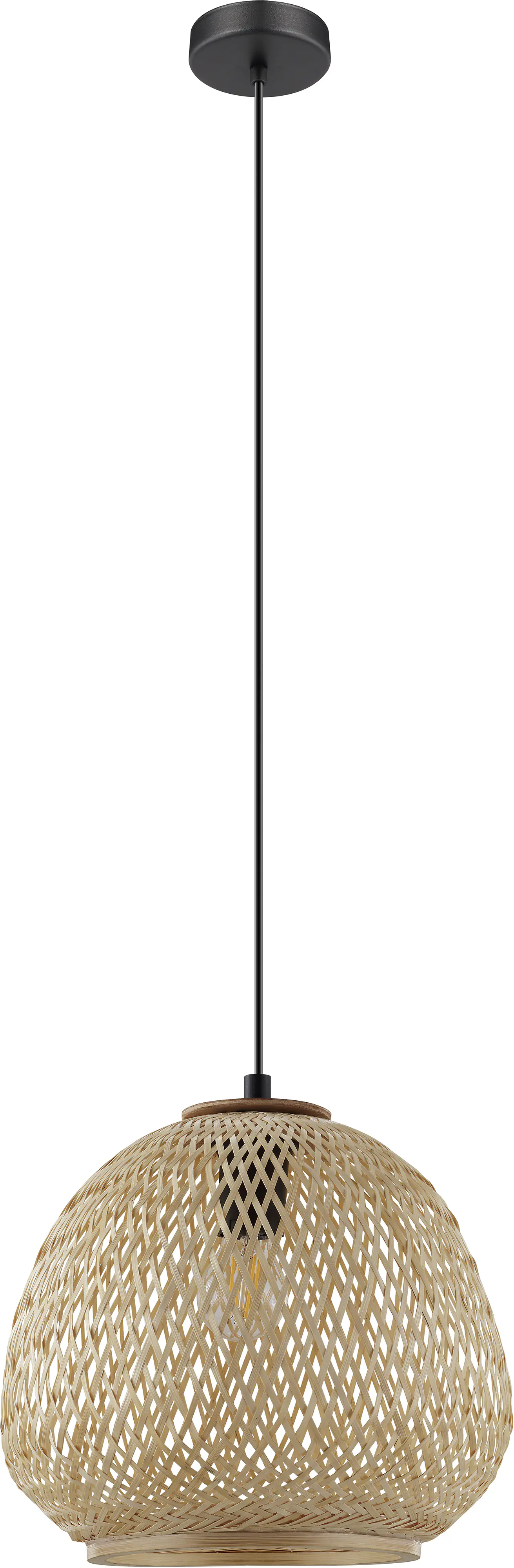 Eglo Pendelleuchte Dembleby natur Ø 32 cm E27