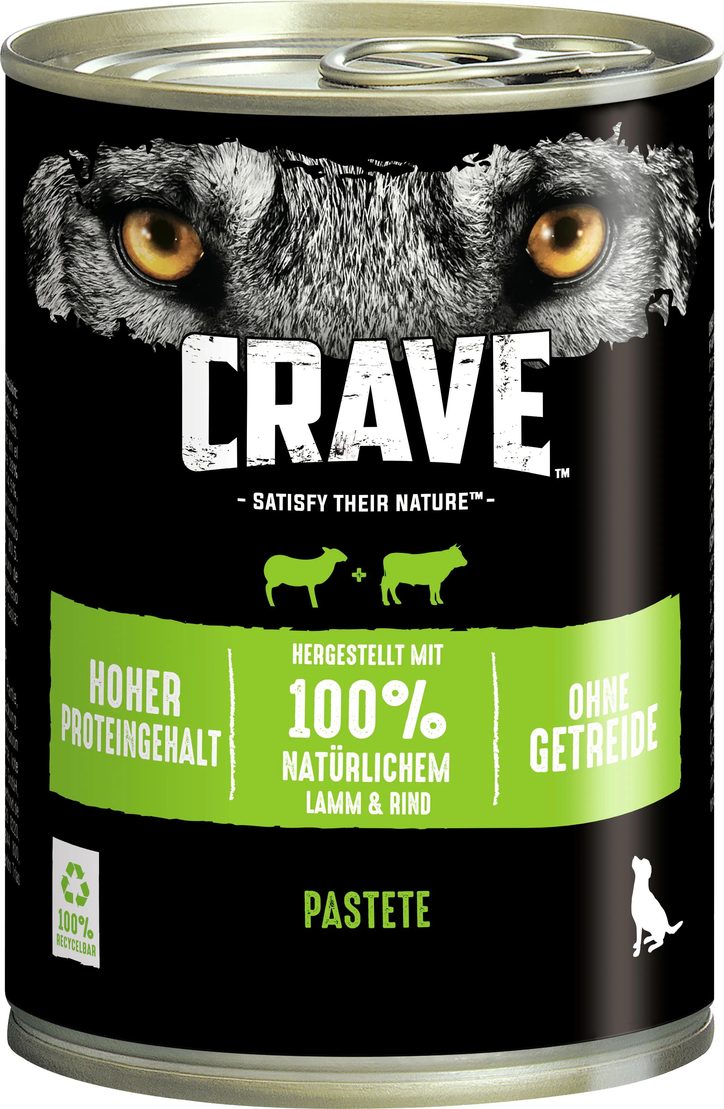 Crave Adult mit Lamm und Rind Hundefutter 400 g