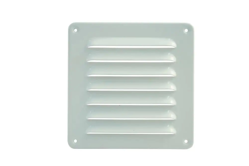 Marley Lüftungsgitter 155 x 155 mm, Aluminium, weiß