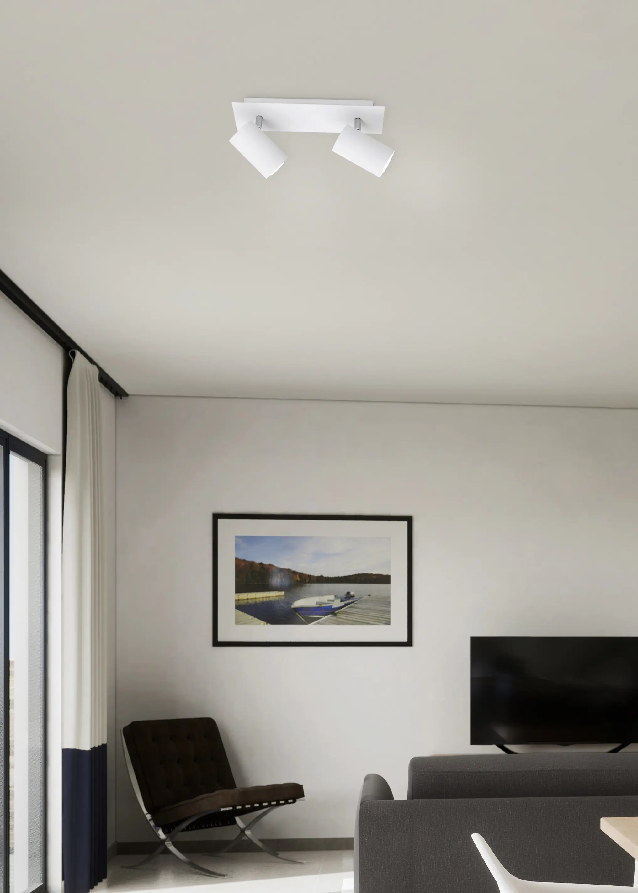 Trio Leuchten 2er Spot Marley GU10, weiß matt Trio Leuchten 2er Spot Marley GU10, weiß matt