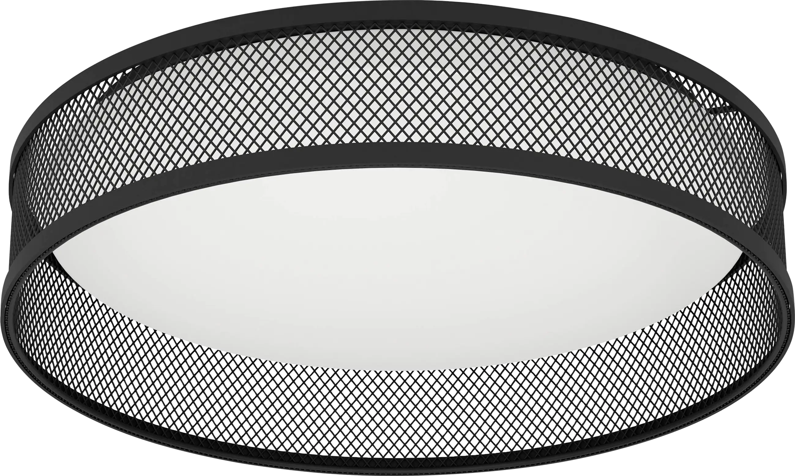 Eglo LED-Deckenleuchte Luppineria schwarz-weiß Ø 38,5 cm