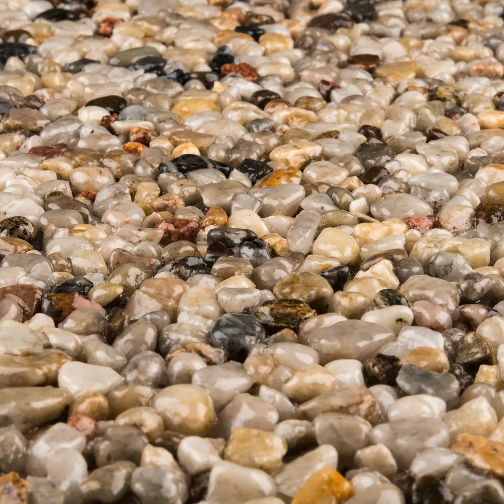 RAVELLO Steinteppich Boden Indoor Körnung Gross Farbe natur dunkel 26 kg Set