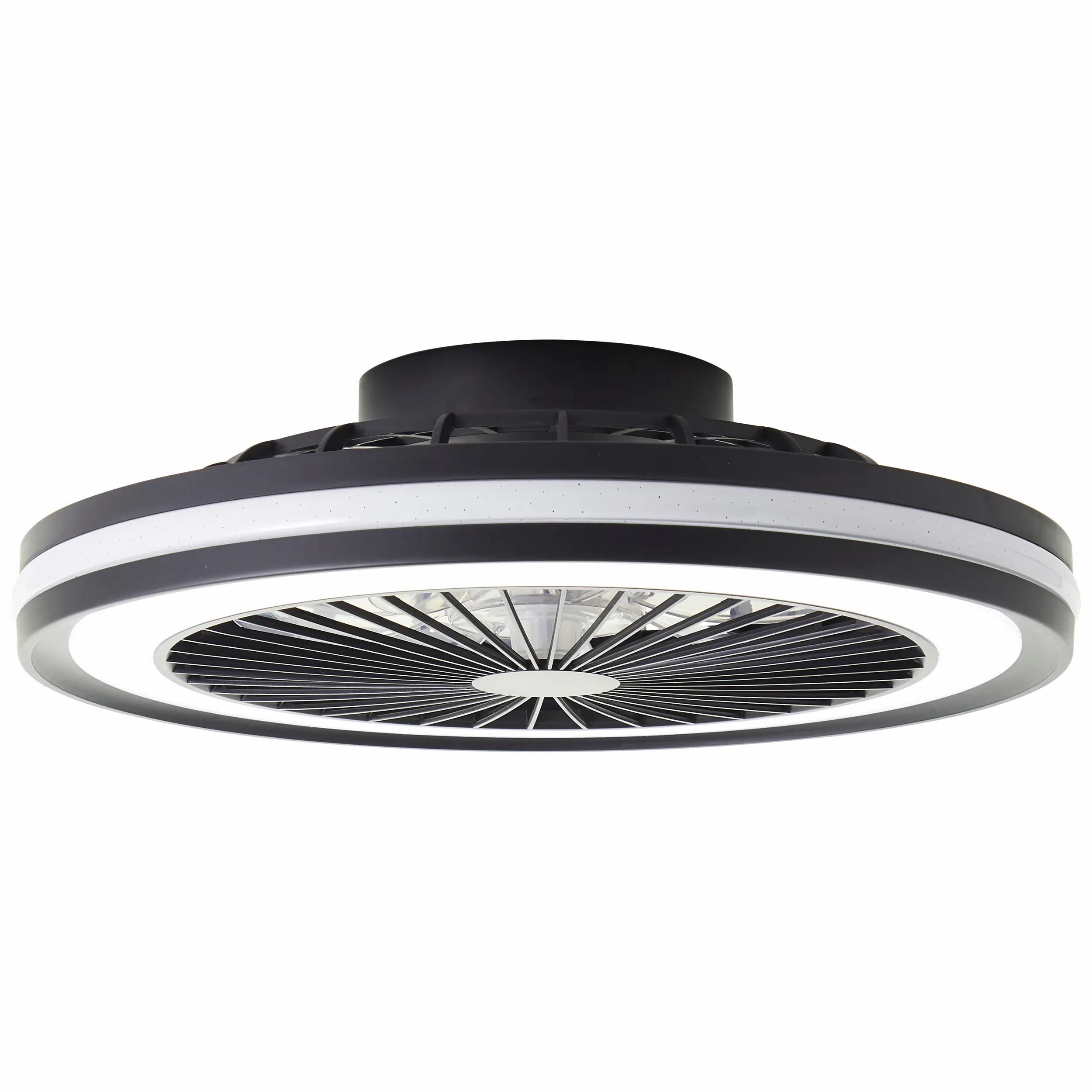 Brilliant LED Deckenventilator Palmero Ø 46,5 cm 40 W schwarz Brilliant LED Deckenventilator Palmero Ø 46,5 cm 40 W schwarz