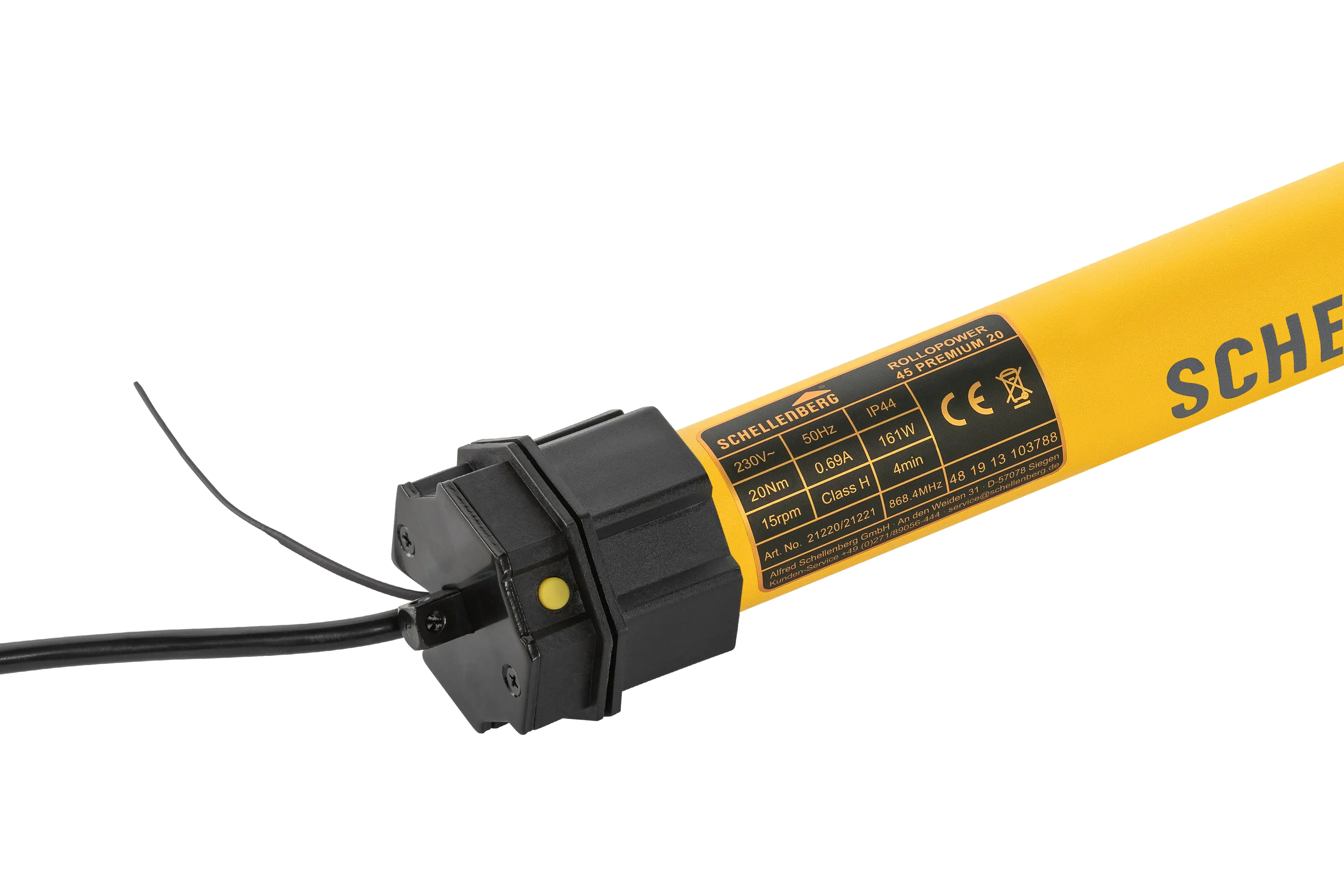 Schellenberg Funk-Rolladenmotor PREMIUM 20 Nm Maxi für 60 mm Achtkantwelle Schellenberg Funk-Rolladenmotor PREMIUM 20 Nm Maxi für 60 mm Achtkantwelle