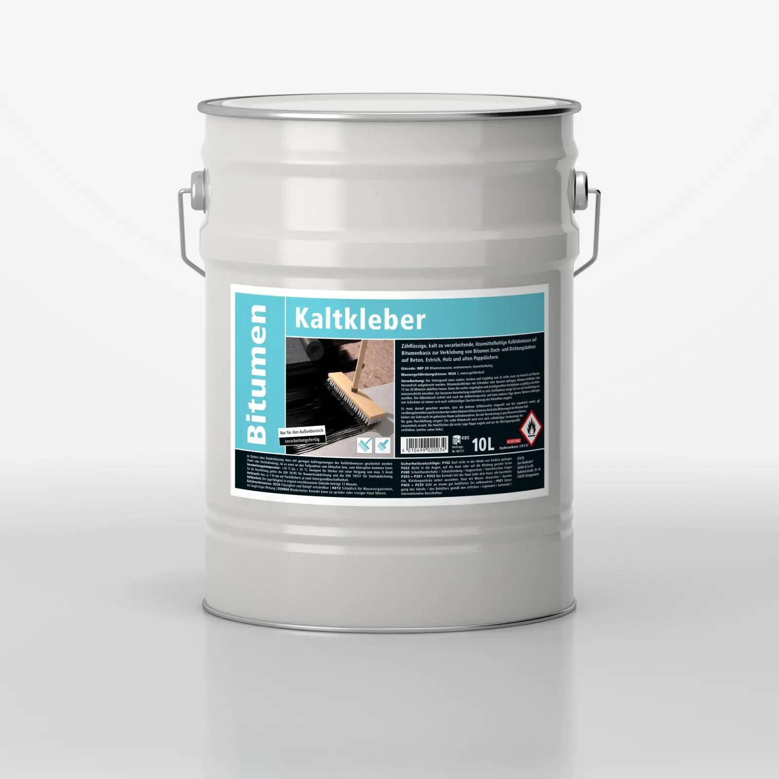 Hamann Bitumen Kaltkleber lösemittelhaltig 10 L Hamann Bitumen Kaltkleber lösemittelhaltig 10 L