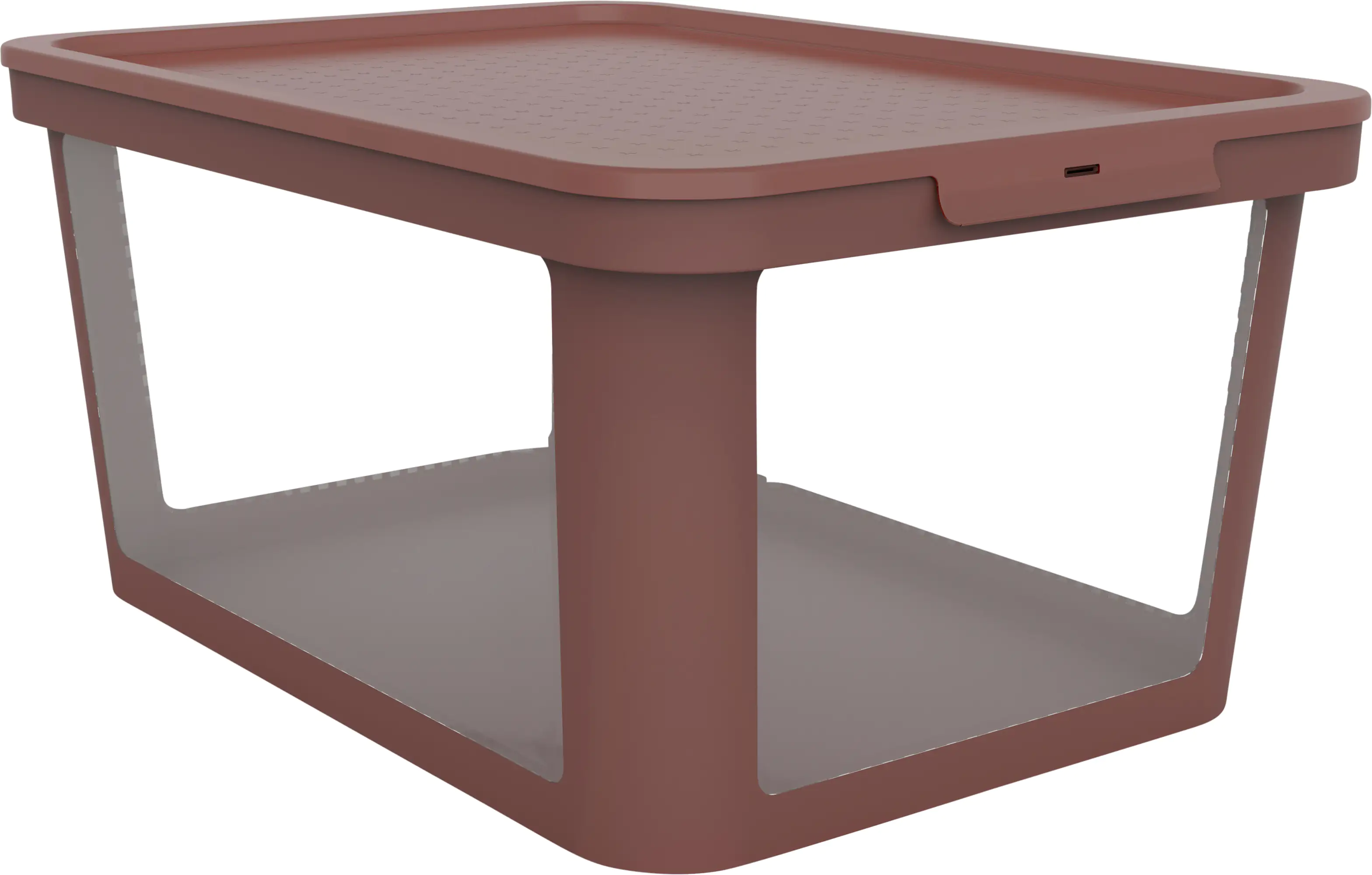 Rotho Aufbewahrungsbox mit Deckel 45 L Albris iron rot Rotho Aufbewahrungsbox mit Deckel 45 L Albris iron rot