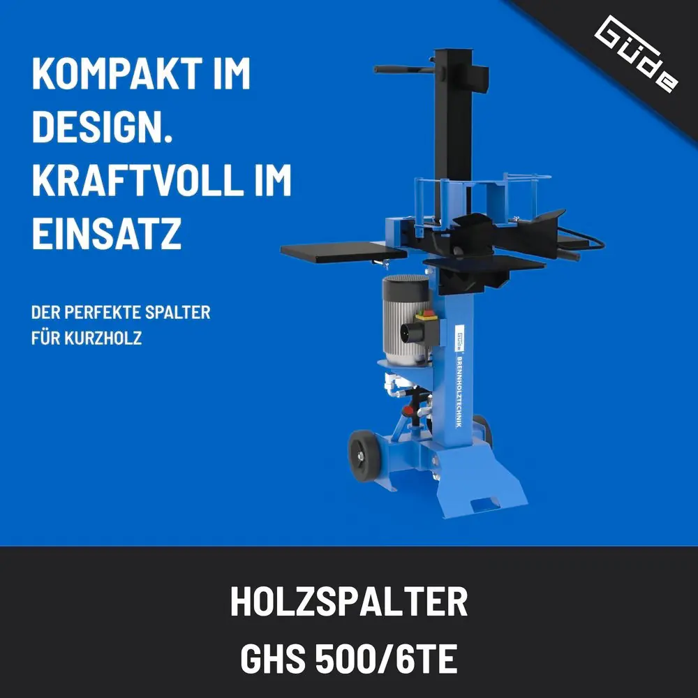Güde Holzspalter GHS 500/6TE 6 t