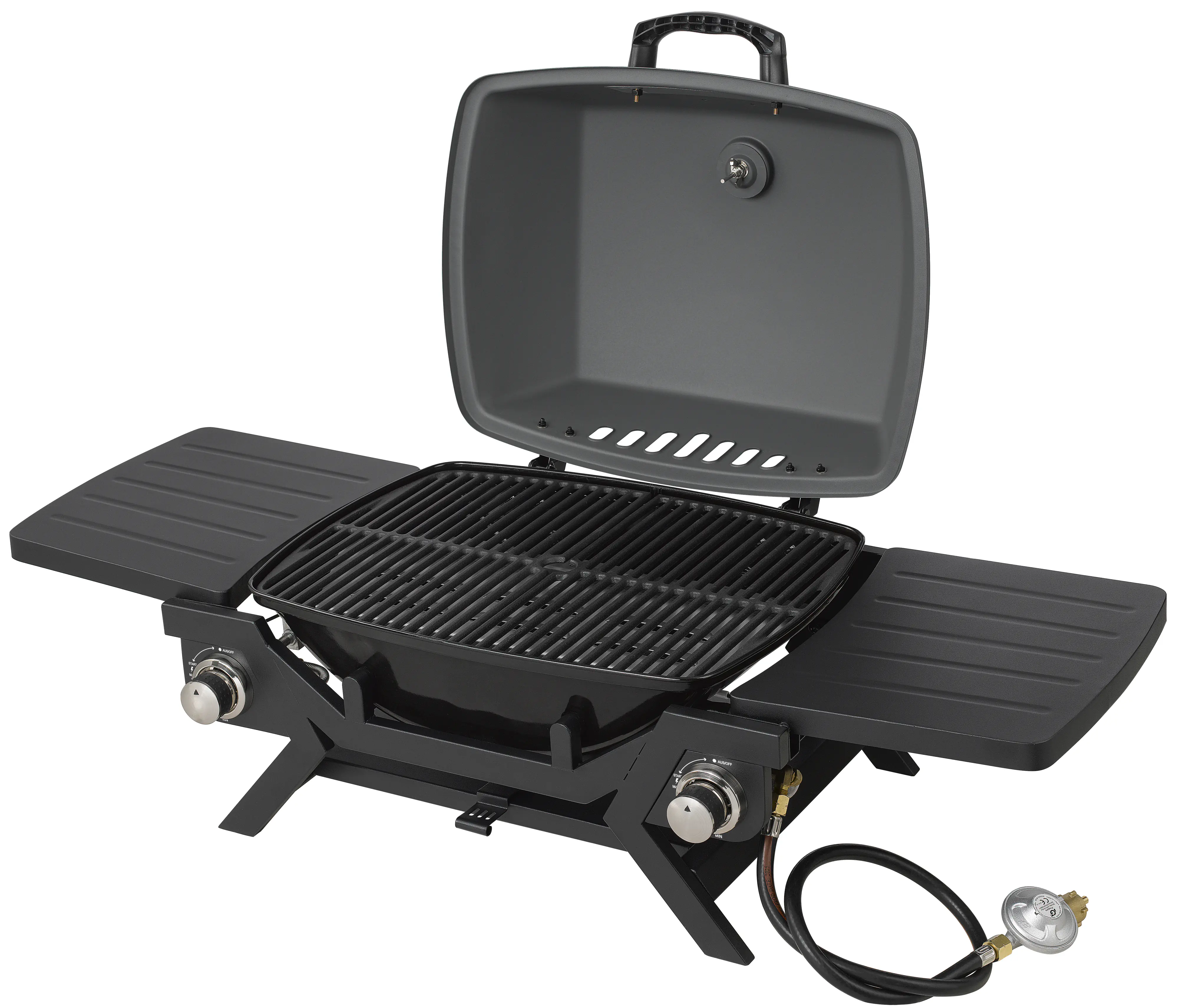 Primaster Tisch-Gasgrill CityFlame 2 Brenner Grillfläche: 47 x 35 cm