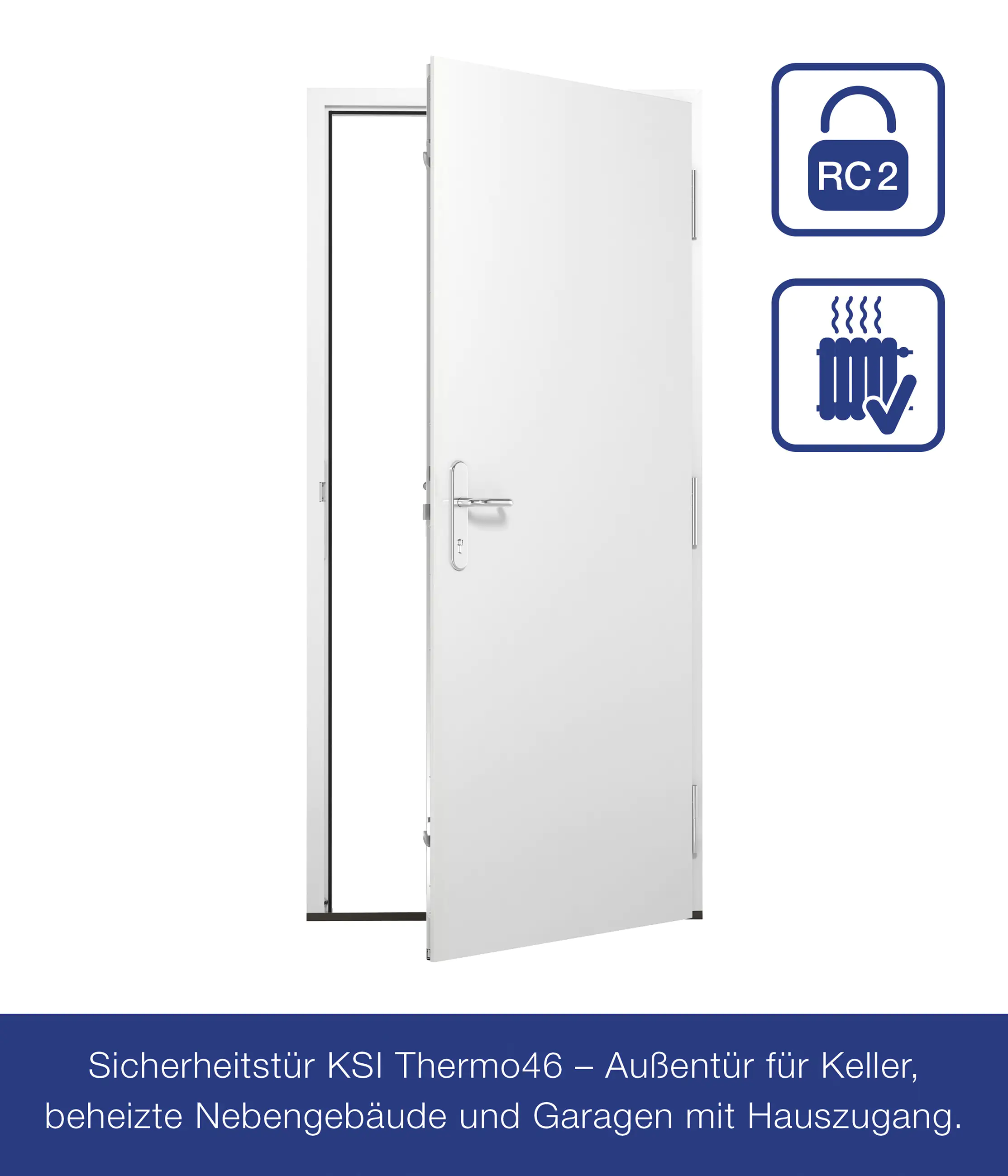 Hörmann Sicherheitstür KSI Thermo46 RC2 weiß 100 x 200 cm Rechts Hörmann Sicherheitstür KSI Thermo46 RC2 weiß 100 x 200 cm Rechts