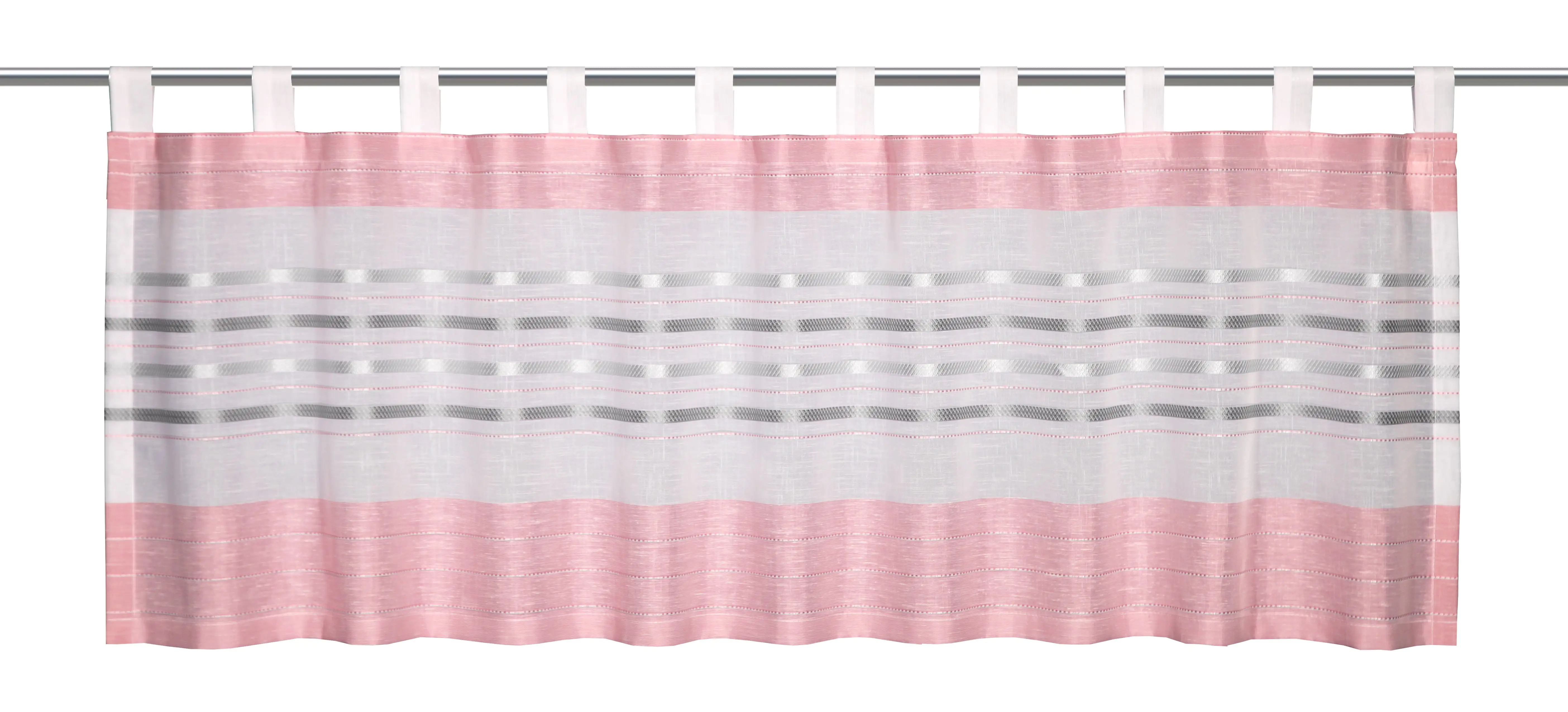 Neusser Collection Panneau Schlaufen rose-silber rose-silber, 45 x 140 cm