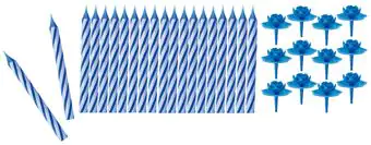 Fackelmann Kerzen mit Halter 32-teilig