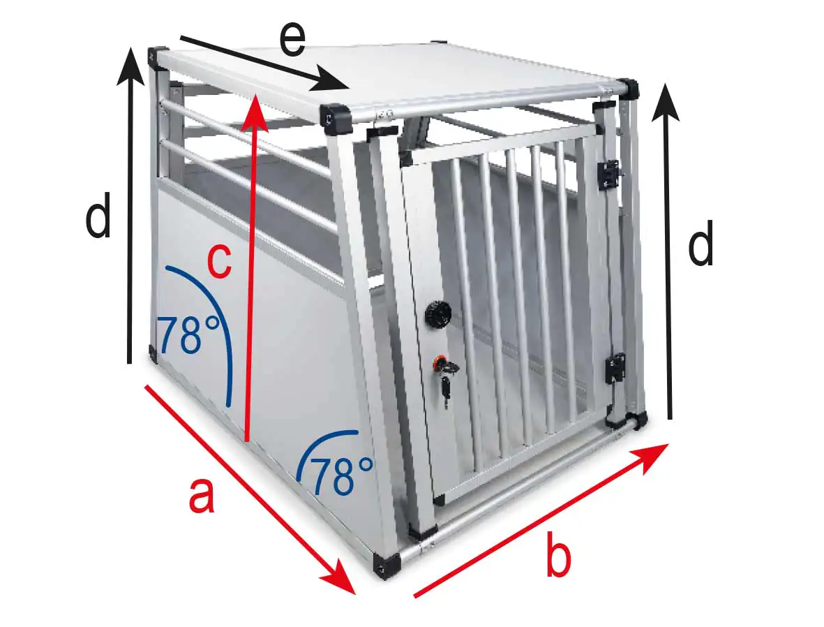 Nobby Hundebox Auto New Design Alu 53 x 75 cm grau