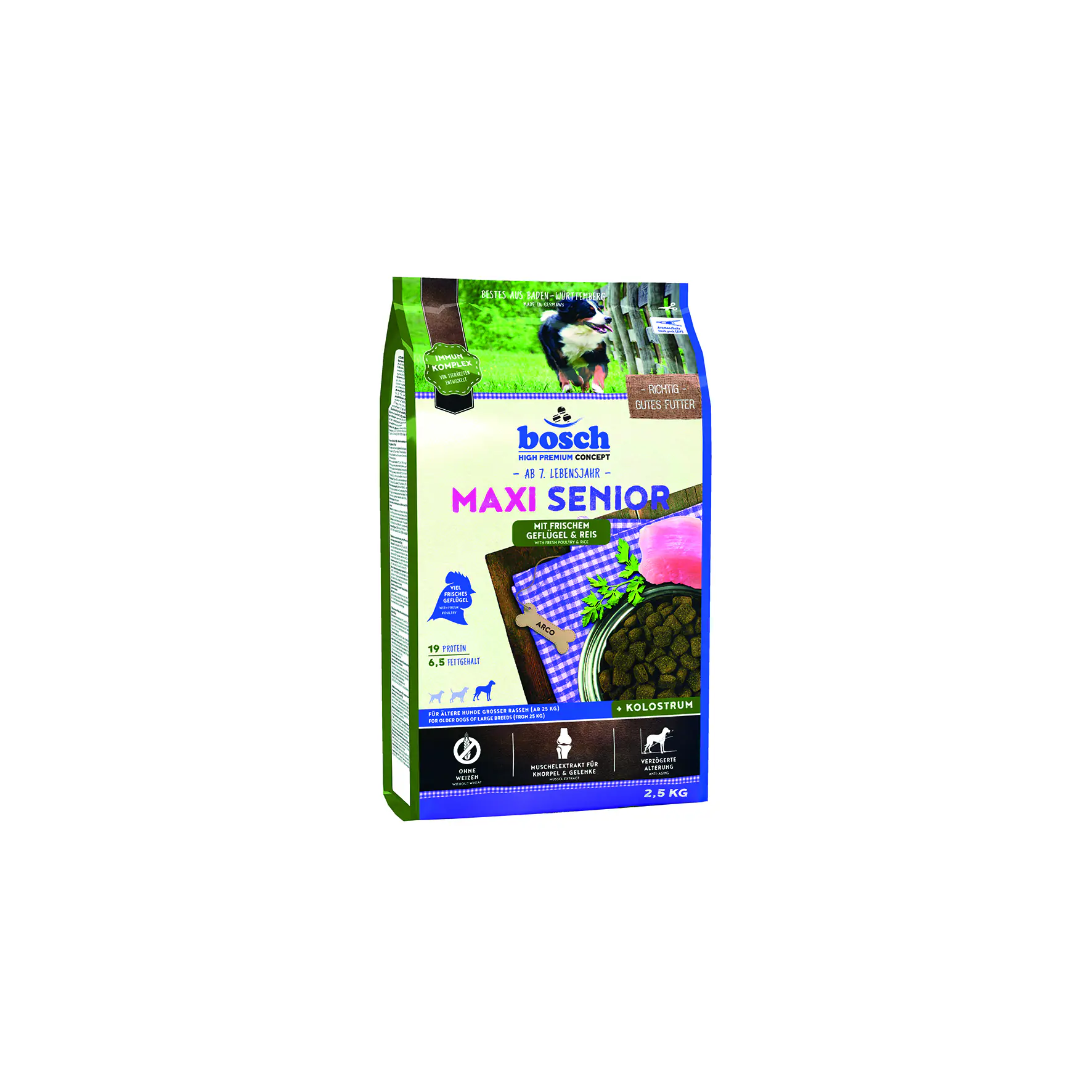 Bosch Hundetrockenfutter Senior Maxi 2,5 kg Geflügel 