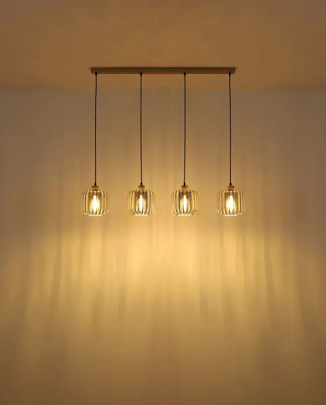 Globo Hängeleuchte Alfred 108 x 120 cm sandfarben matt