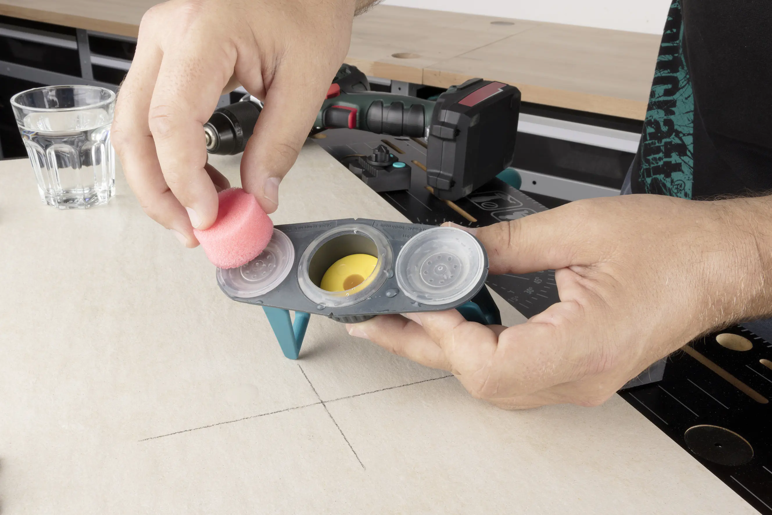 Wolfcraft Führung für Bohrkronen diamantbestreut Ceramic Ø 5 - 10 mm Wolfcraft Führung für Bohrkronen diamantbestreut Ceramic Ø 5 - 10 mm