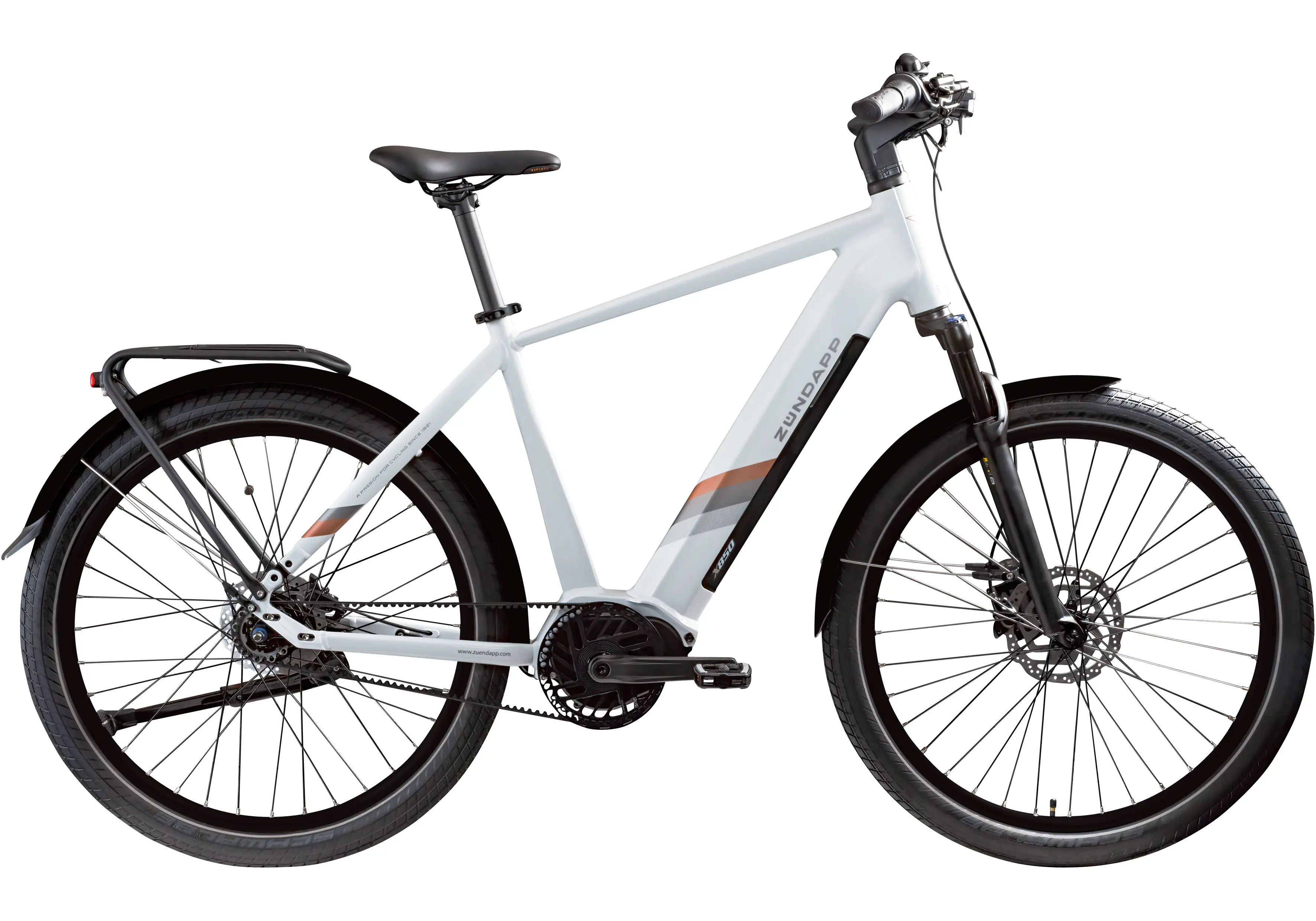 Zündapp E-Bike Trekking X850 Diamantrahmen 27,5 Zoll 7-Gang 550 Wh weiß