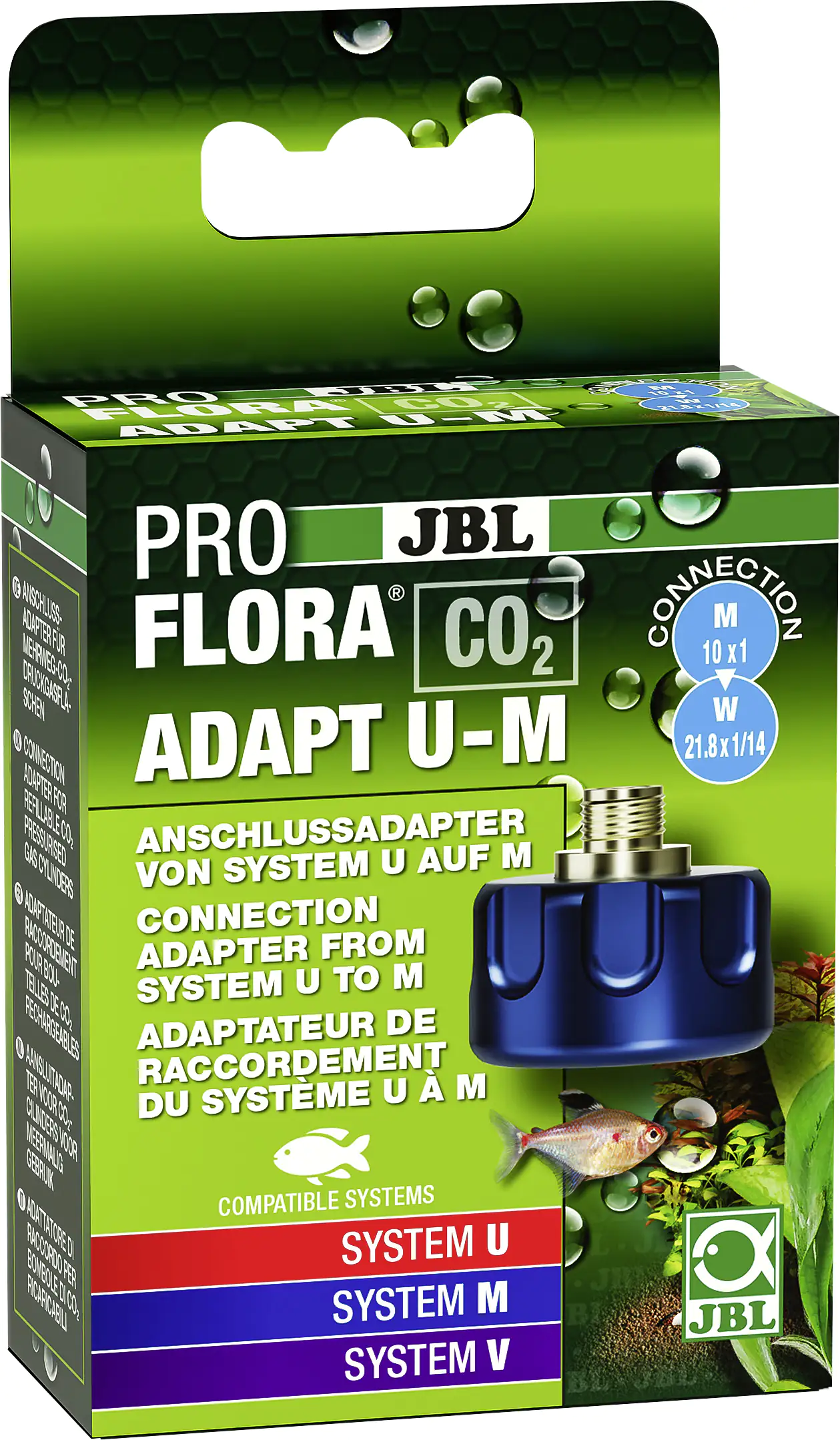 JBL Proflora Umrüstungsadapter U - M von Einweg- auf Mehrwegflaschen