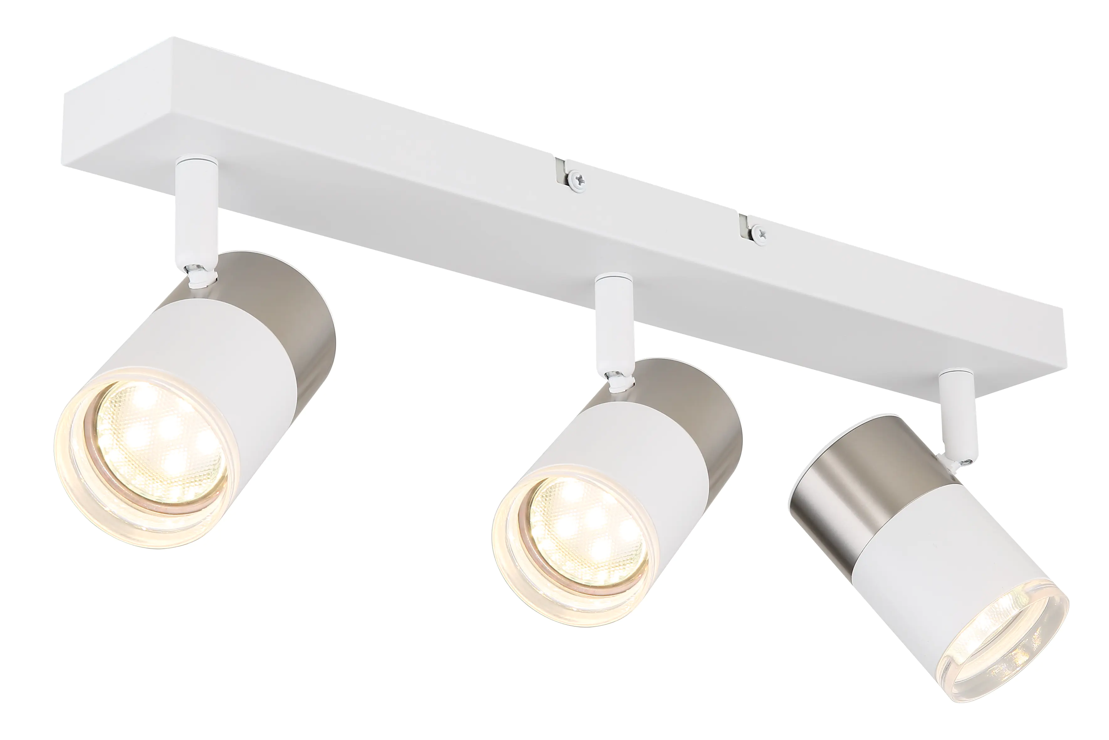 Globo 3er Spot Brisbon weiß matt 41 x 41 x 12 cm GU10 Globo 3er Spot Brisbon weiß matt 41 x 41 x 12 cm GU10