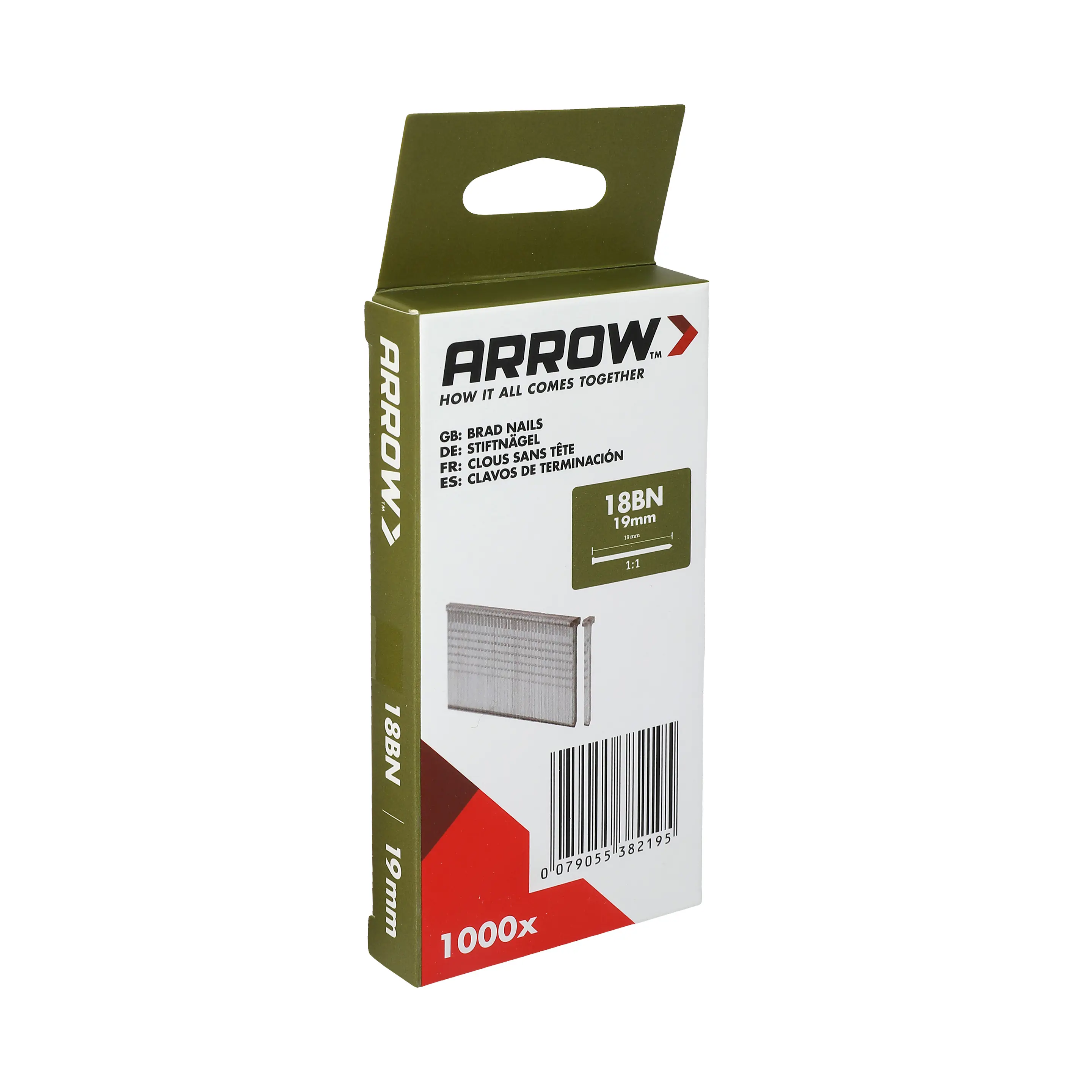 Arrow Tackernägel Typ 18BN 19 mm 1000 Stück