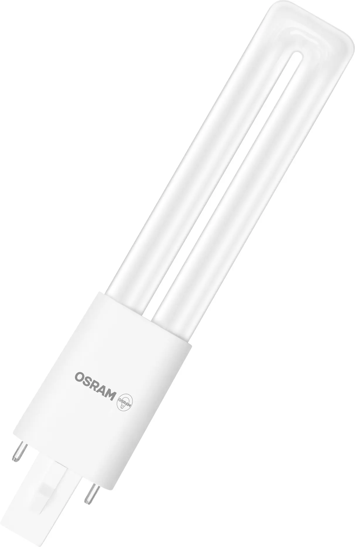 Osram LED Röhre Ersatz Dulux S9 G23 4,5W warmweiß, weiß matt