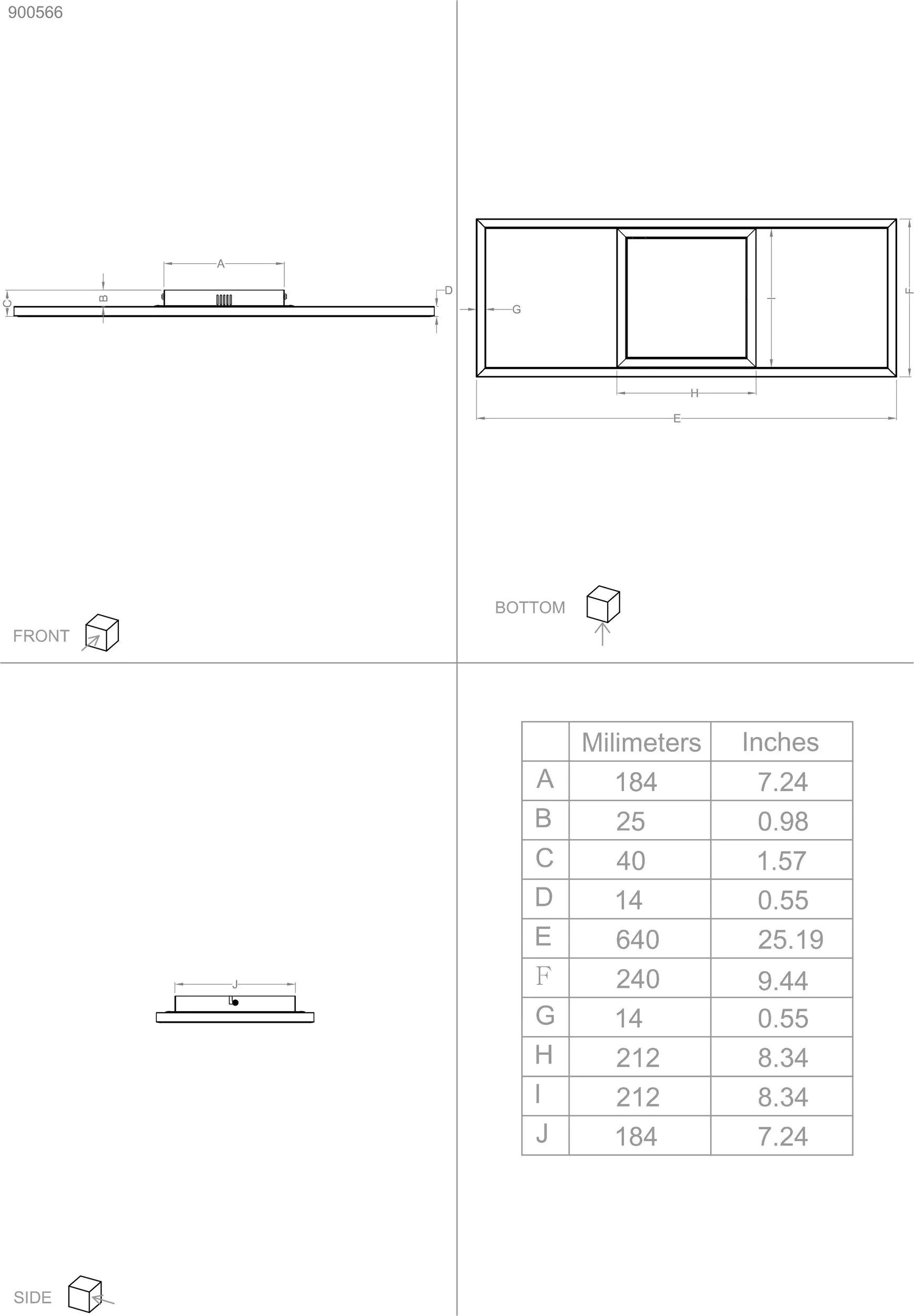 Eglo Connect LED Deckenleuchte Calagrano-Z schwarz 64 x 24 cm