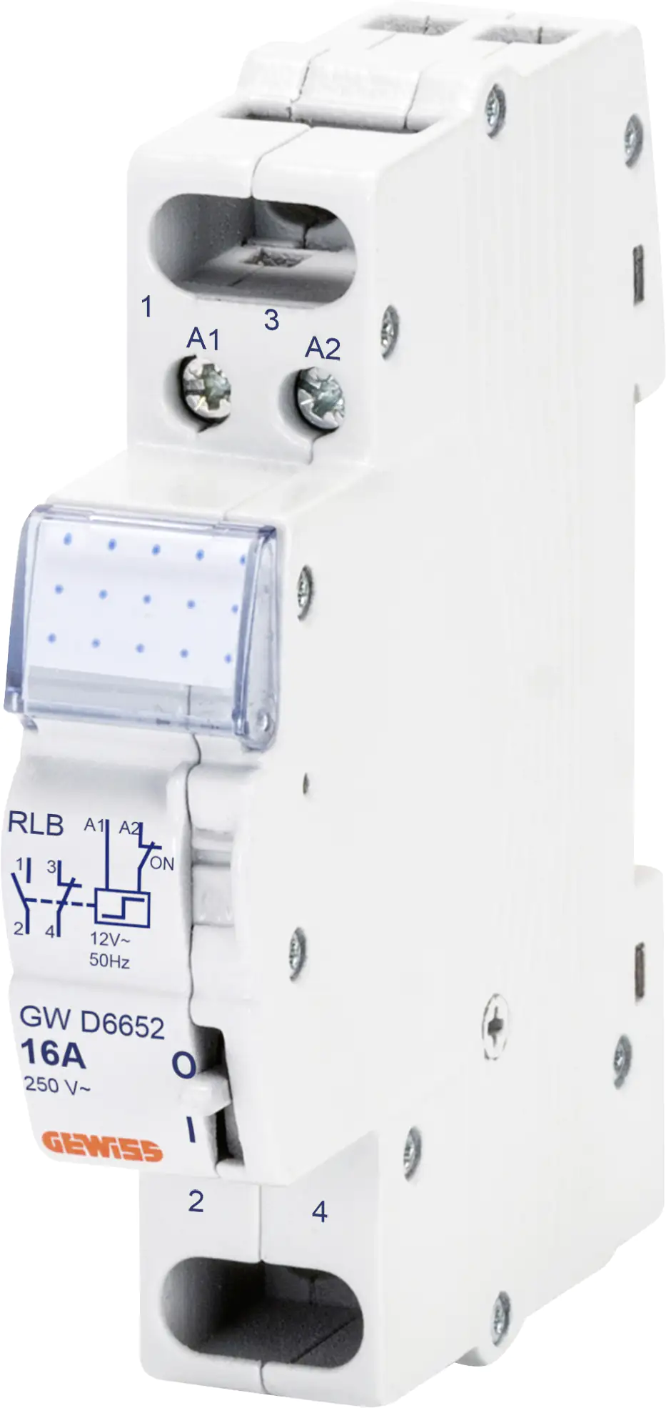 Gewiss Stromstoßschalter für Verteilereinbau, 90 AM, 1S, 12V