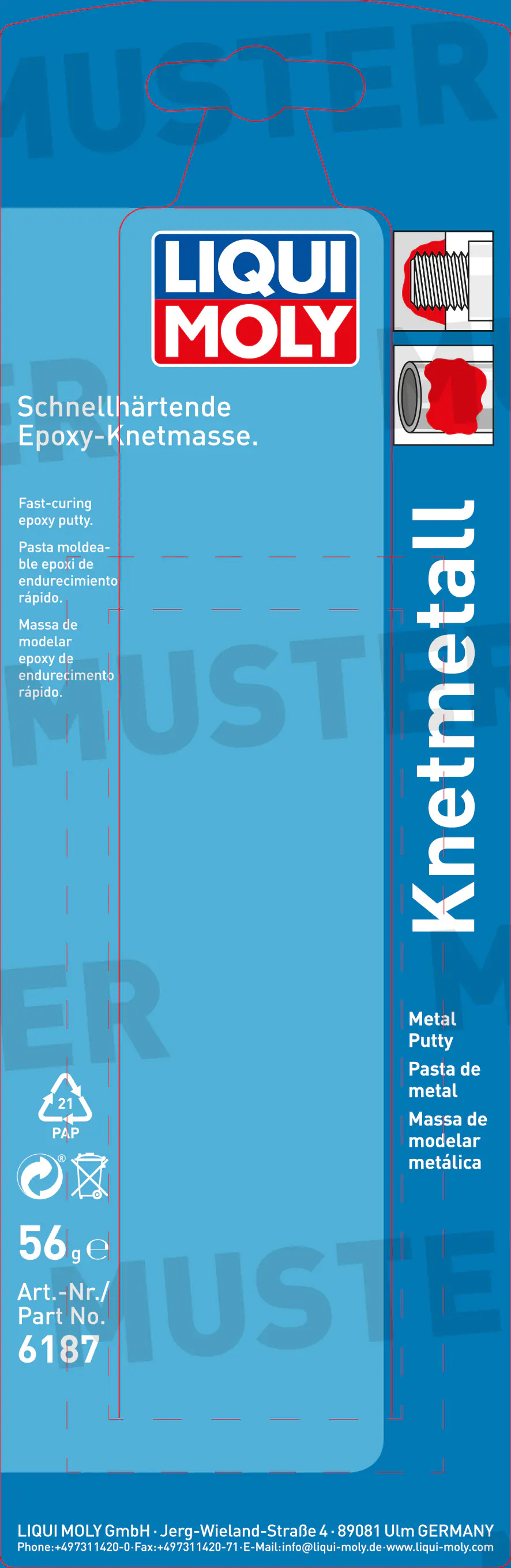 Liqui Moly Knet-Metall 56 g