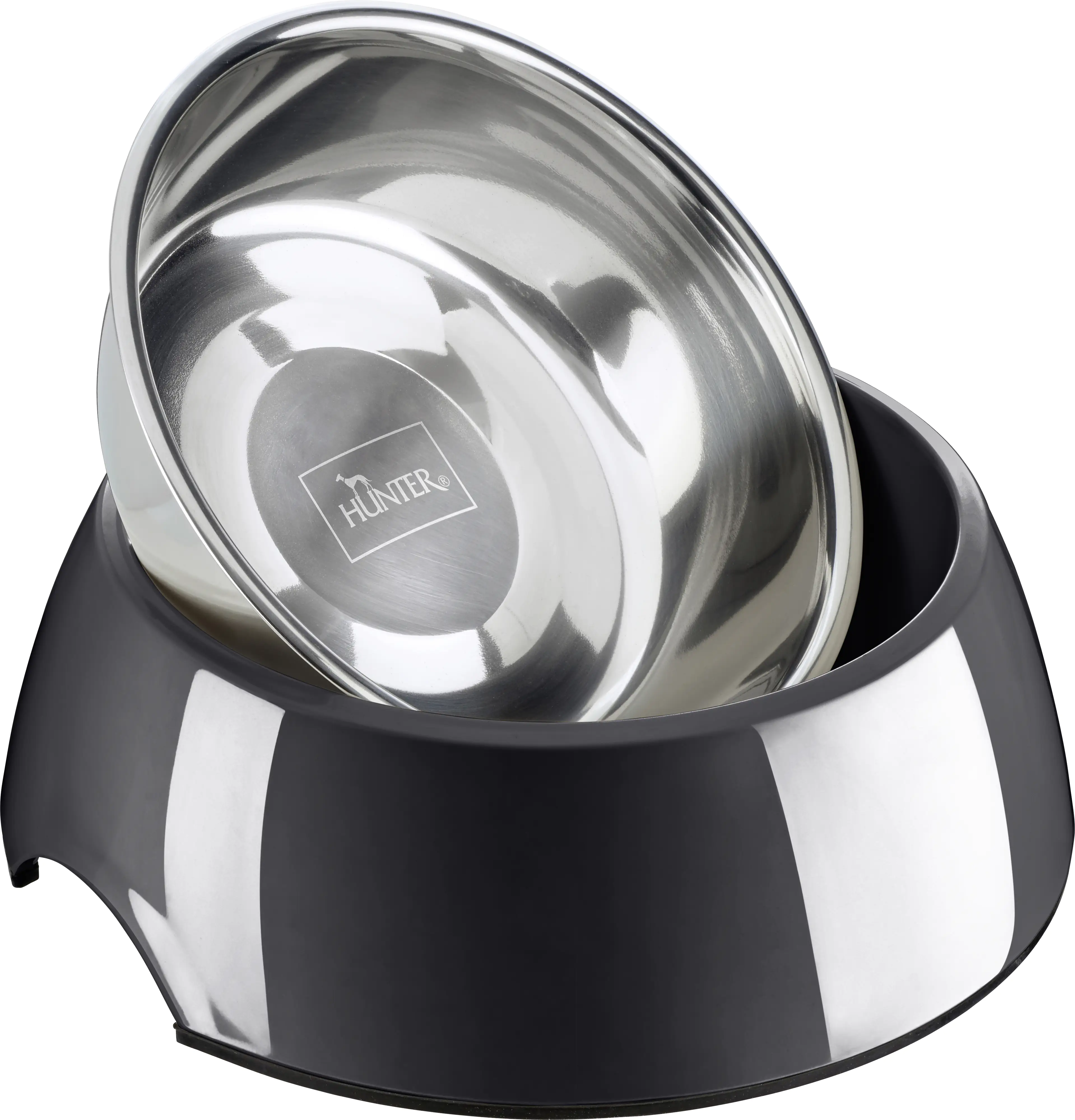 4016739913685 Hunter Hundenapf Melamin schwarz