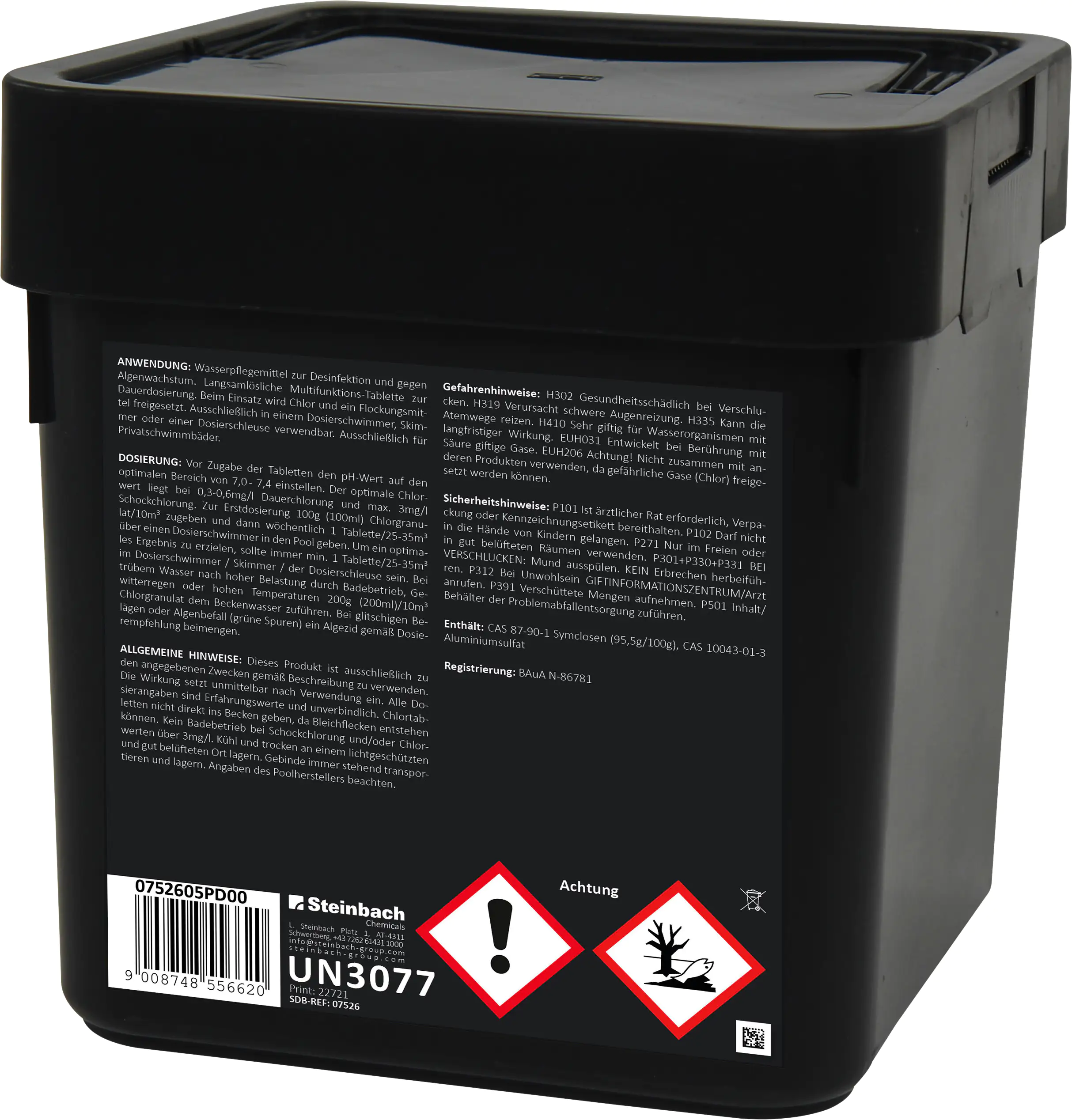 Steinbach Pool Professional Quattrotabs 200g organisch 5 kg Steinbach Pool Professional Quattrotabs 200g organisch 5 kg