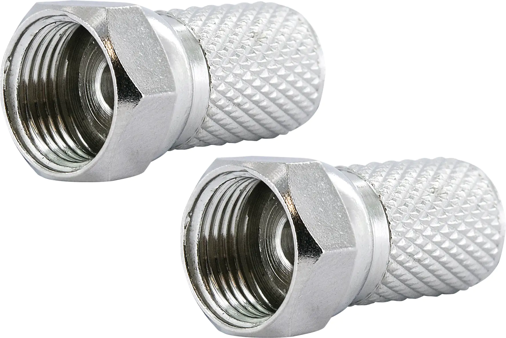 Schwaiger F Stecker FST7002 531 2x F Aufdrehstecker für Kabel mit 7mm Durchmesser Schwaiger F Stecker FST7002 531 2x F Aufdrehstecker für Kabel mit 7mm Durchmesser