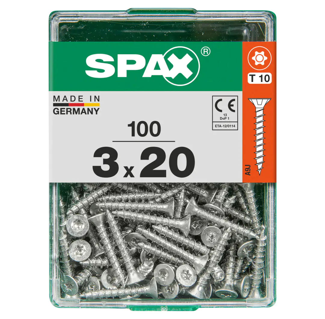 Spax Universalschrauben 3.0 x 20 mm TX 10 - 100 Stk.