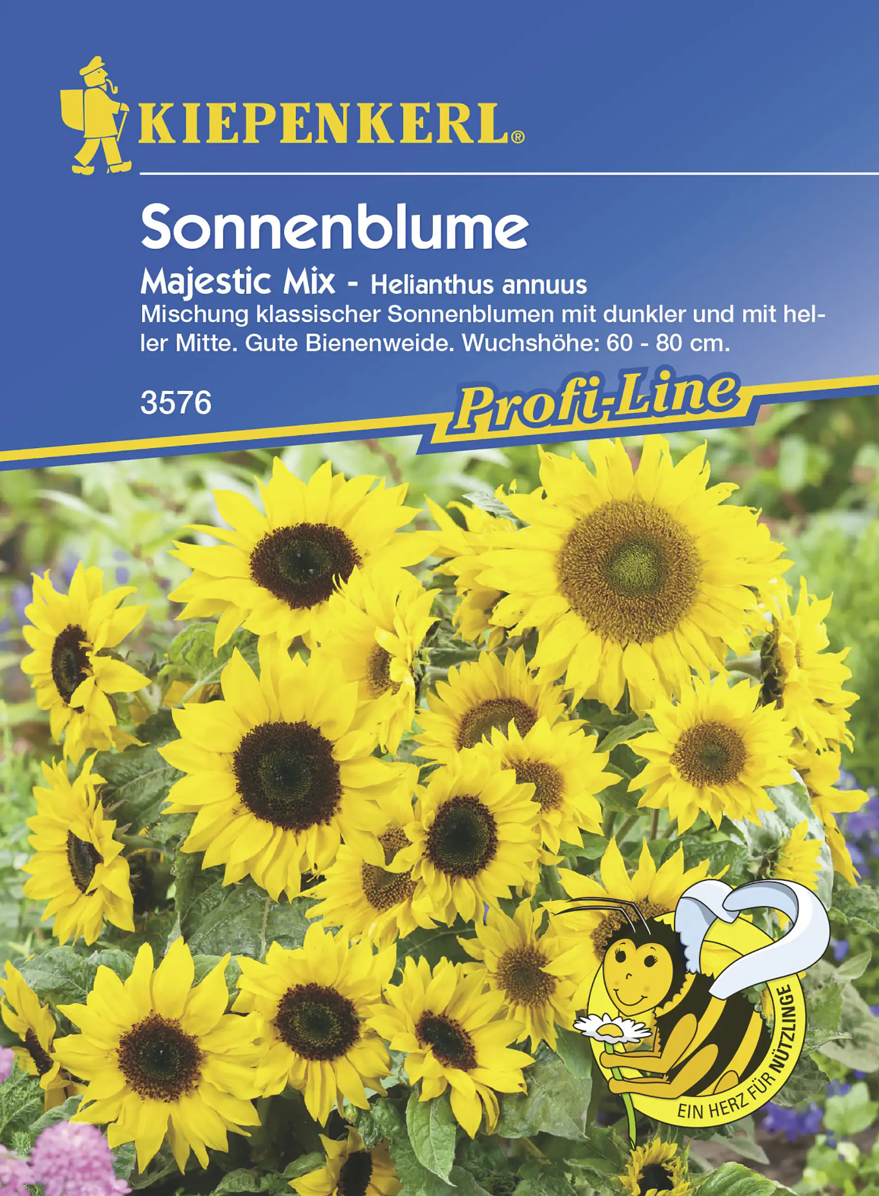 Kiepenkerl Sonnenblume Majestic Mix Inhalt reicht für ca. 40 Pflanzen
