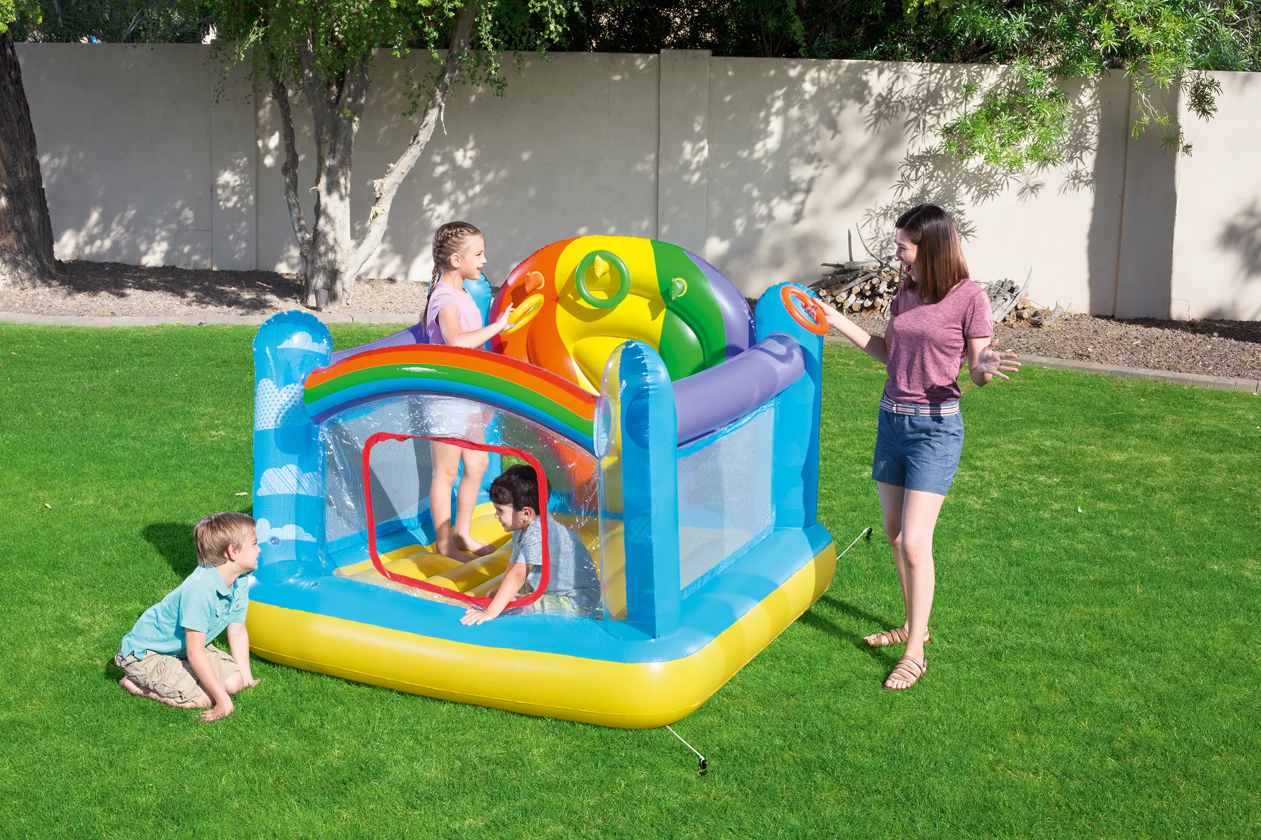 Bestway Hüpfburg Regenbogen